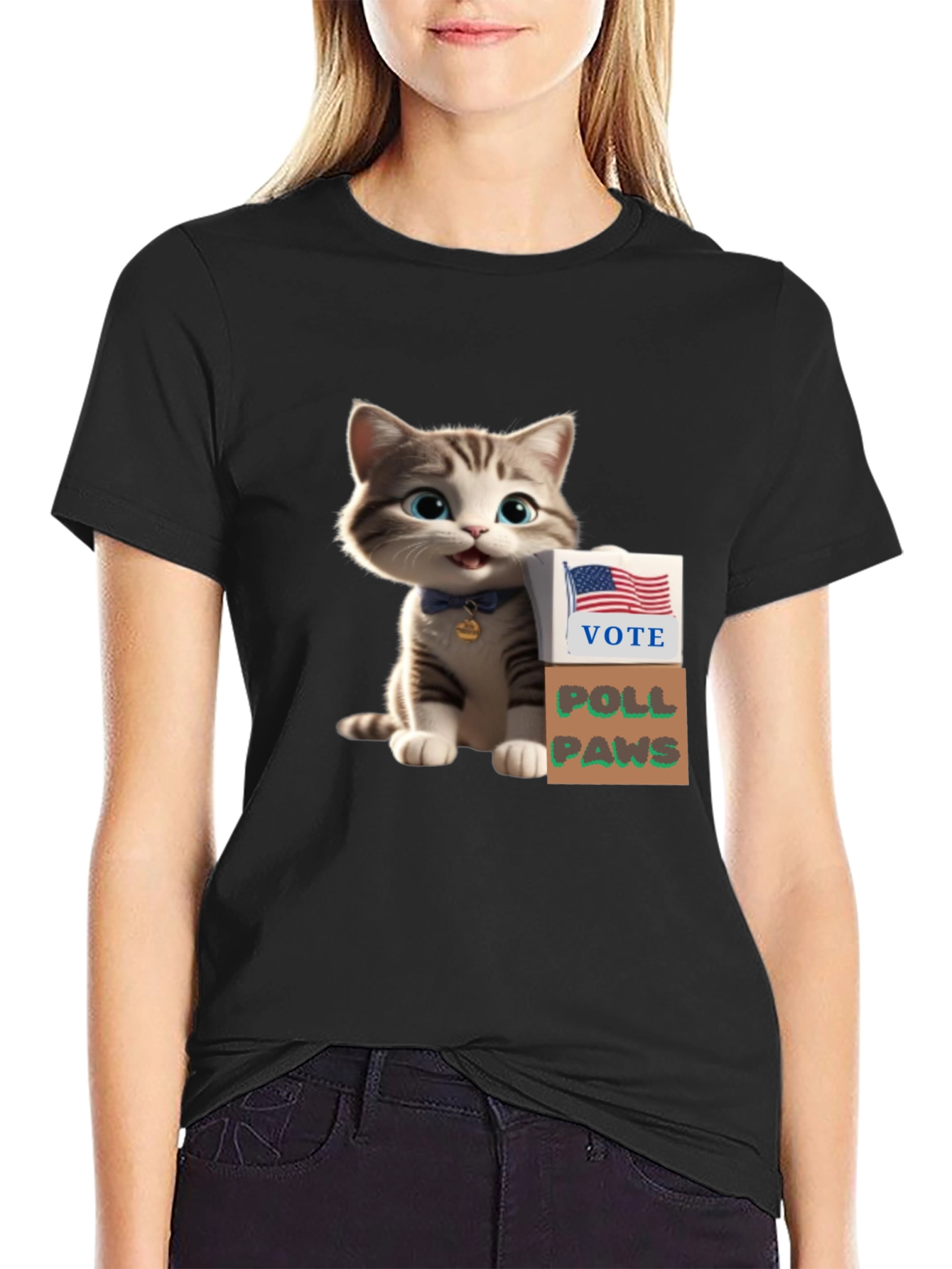 Vote Poll Paws T-Shirt