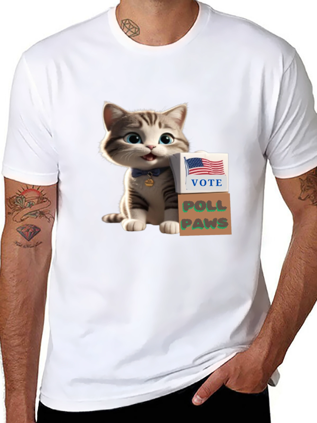 Vote Poll Paws T-Shirt