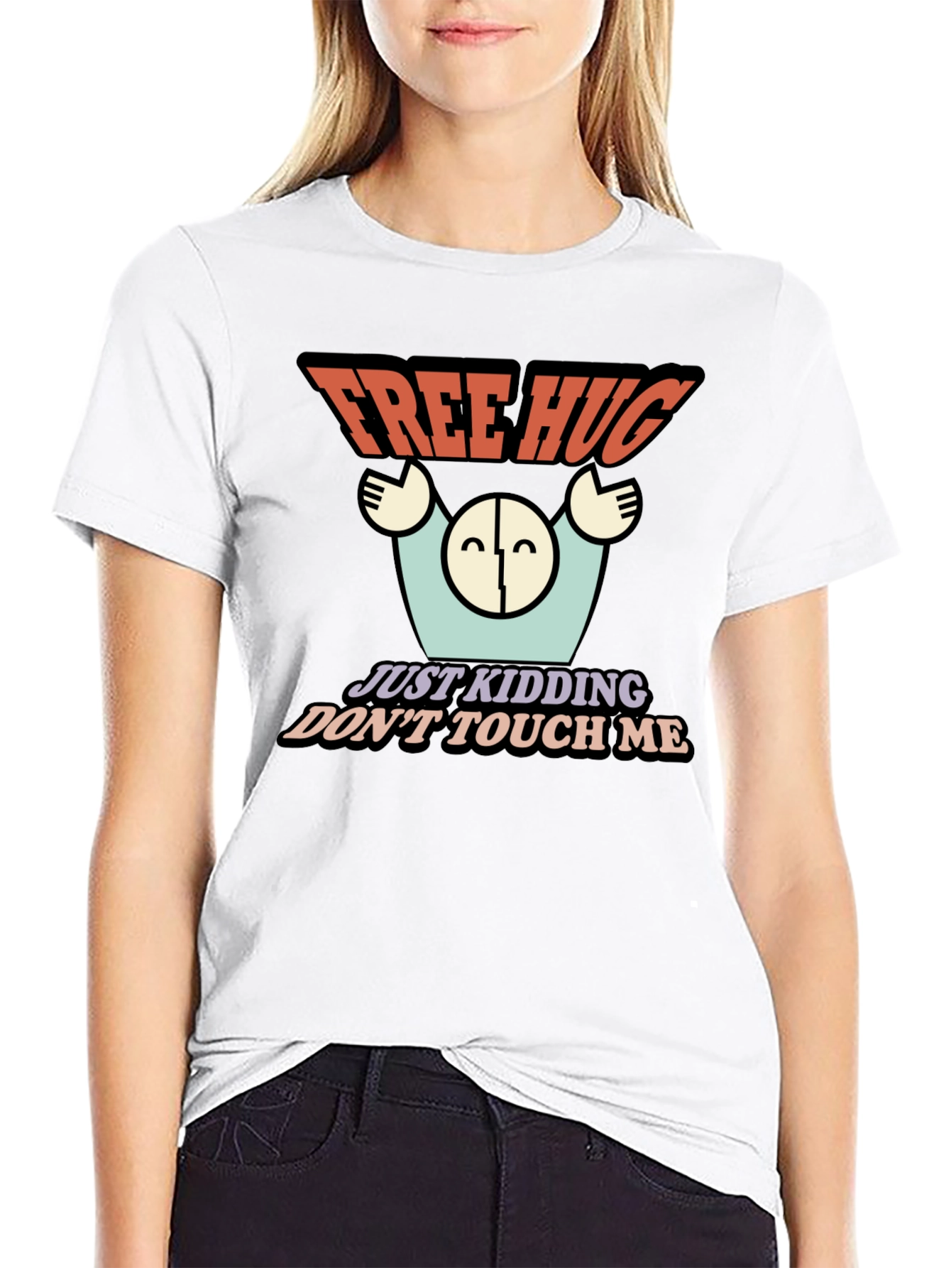 Free Hugs Funny Graphic Novelty T-Shirt