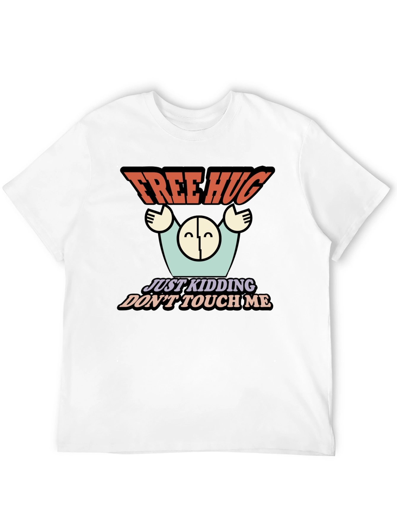 Free Hugs Funny Graphic Novelty T-Shirt