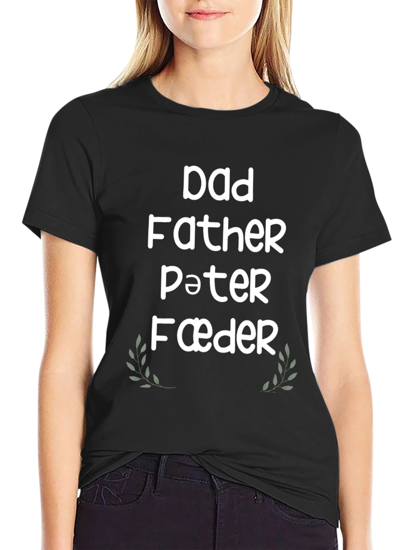 Dad Father Pater Faeder T-Shirt - Black