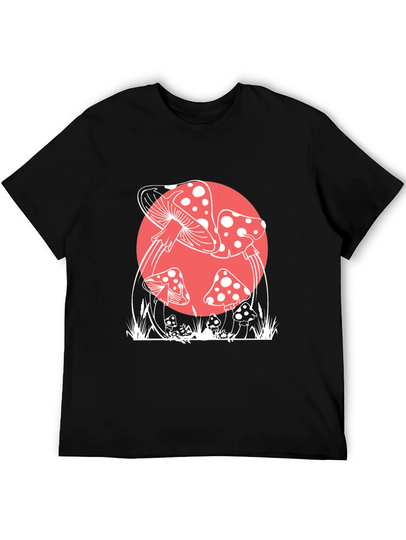 Mushroom Graphic Tee - Retro Style