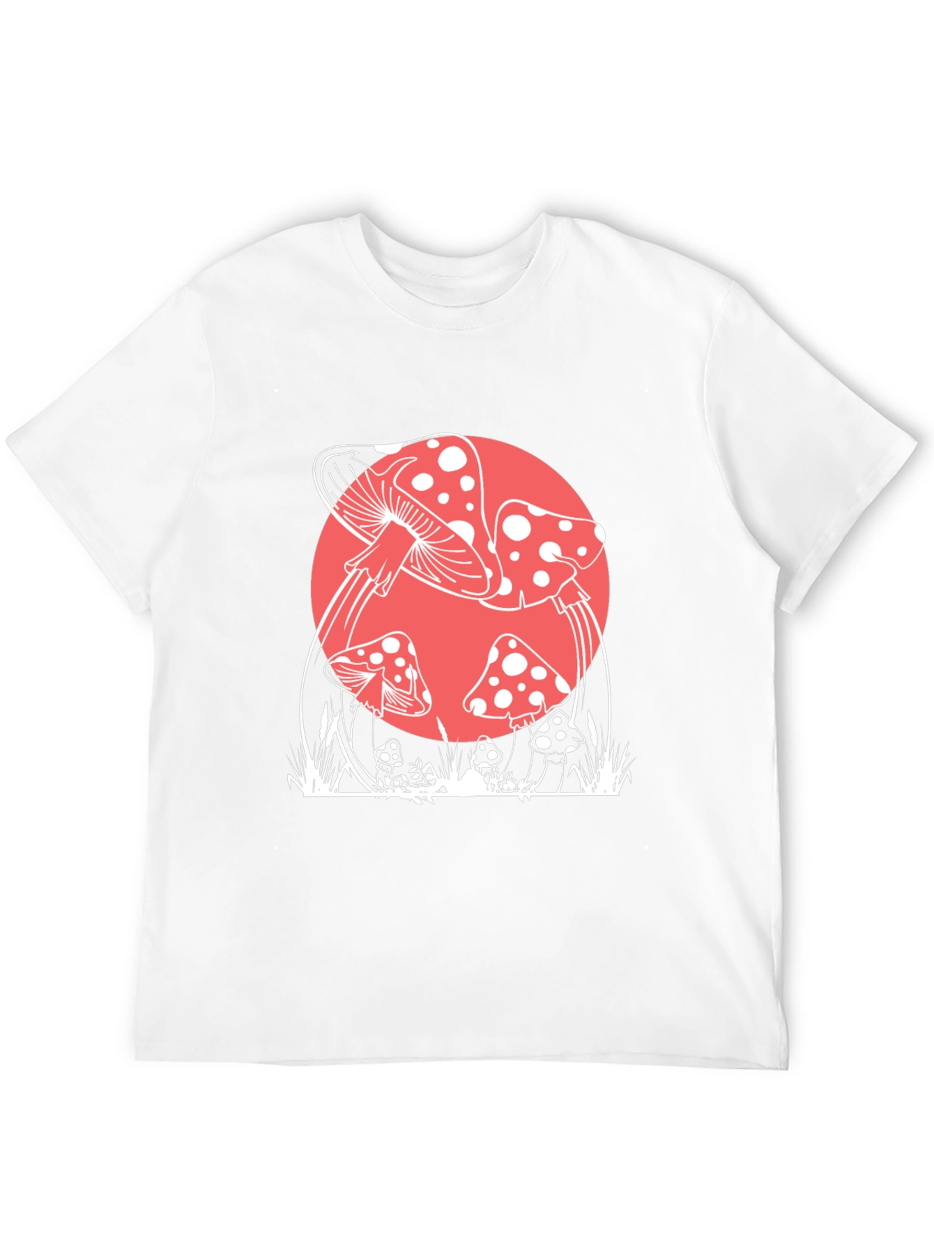 Mushroom Graphic Tee - Retro Style