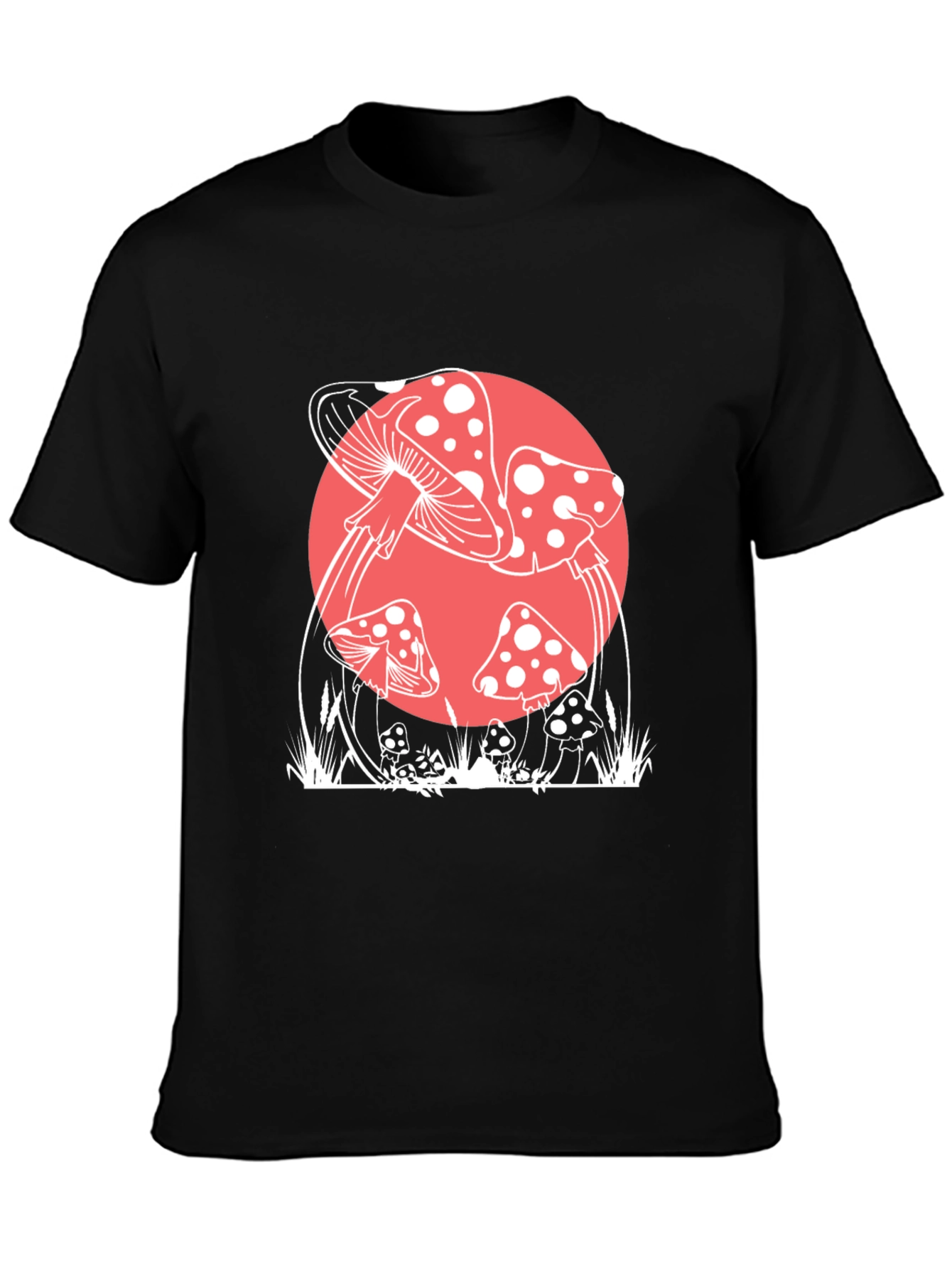 Mushroom Graphic Tee - Retro Style