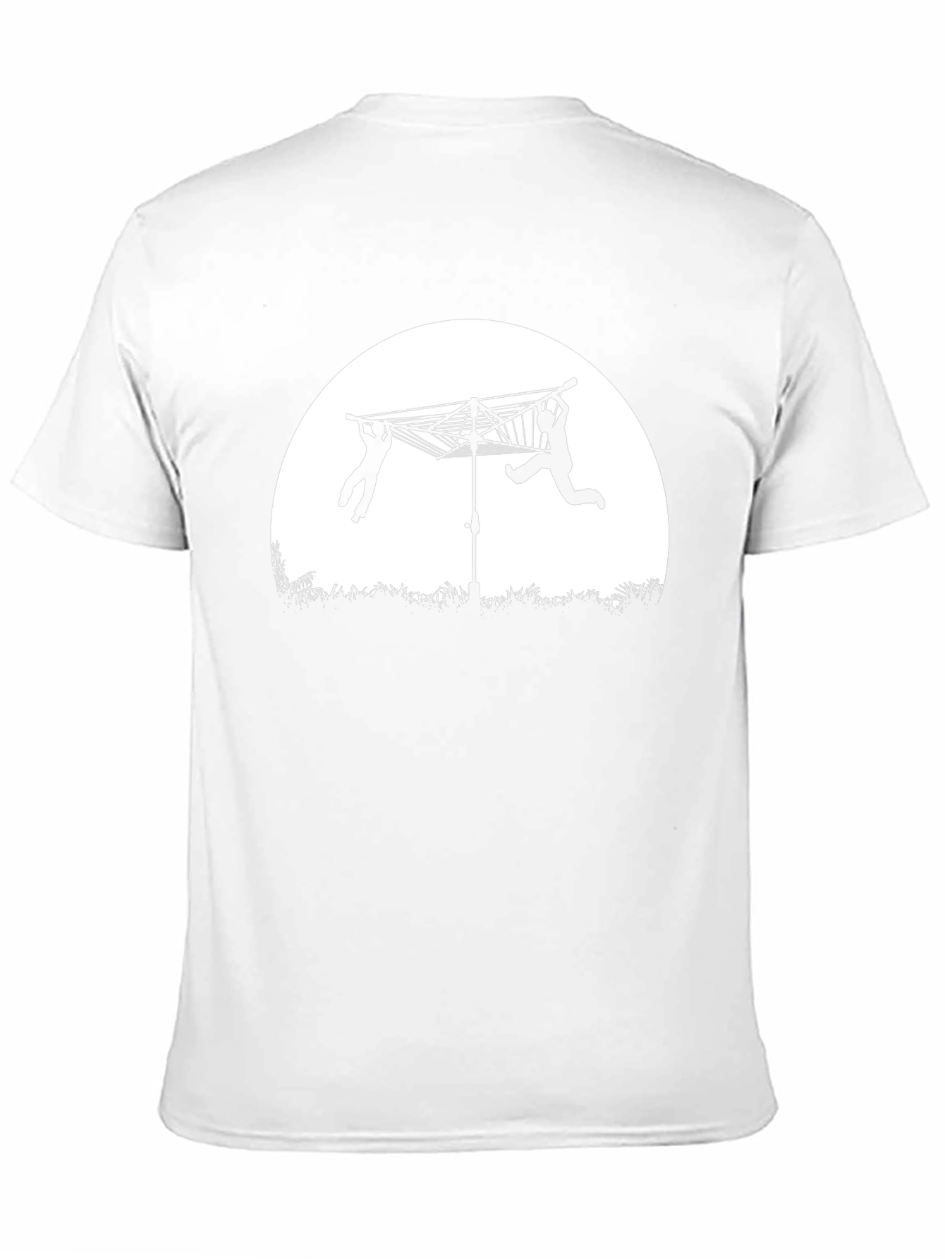 Funny Clothesline Silhouette T-Shirt