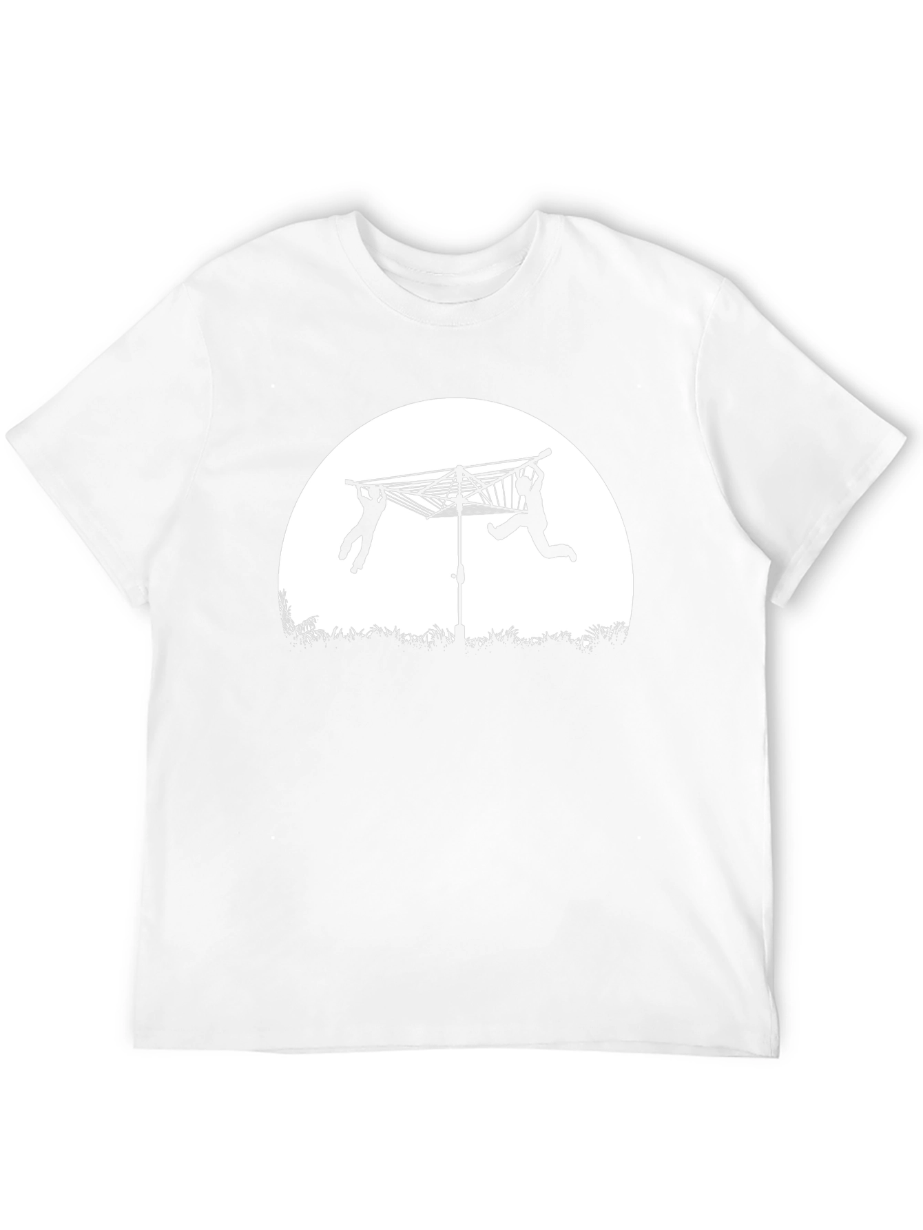 Funny Clothesline Silhouette T-Shirt