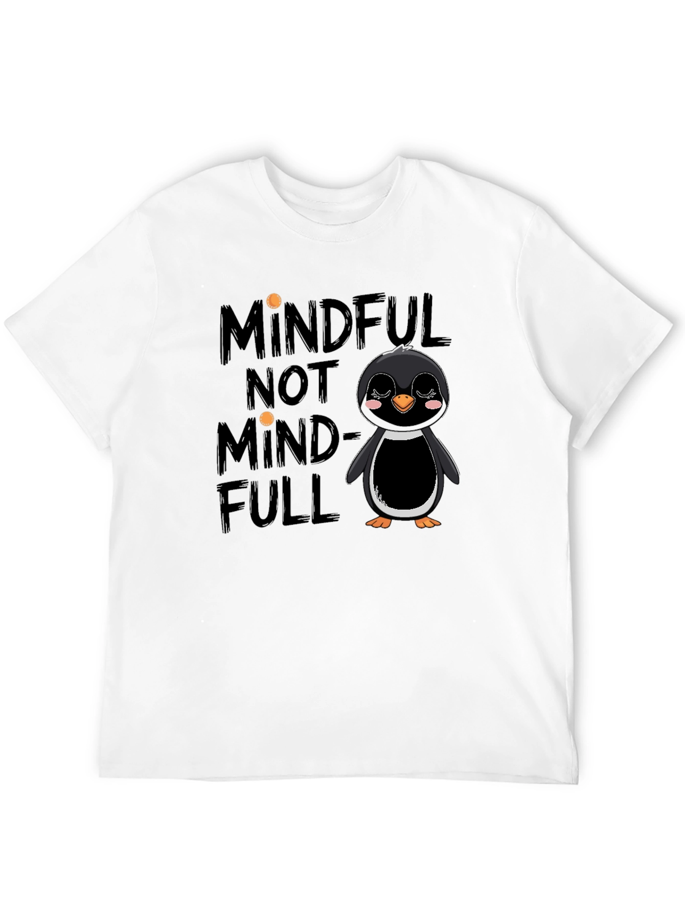 Mindful Penguin Graphic Tee