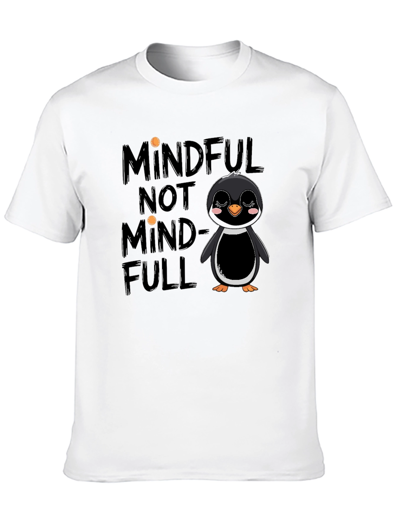 Mindful Penguin Graphic Tee