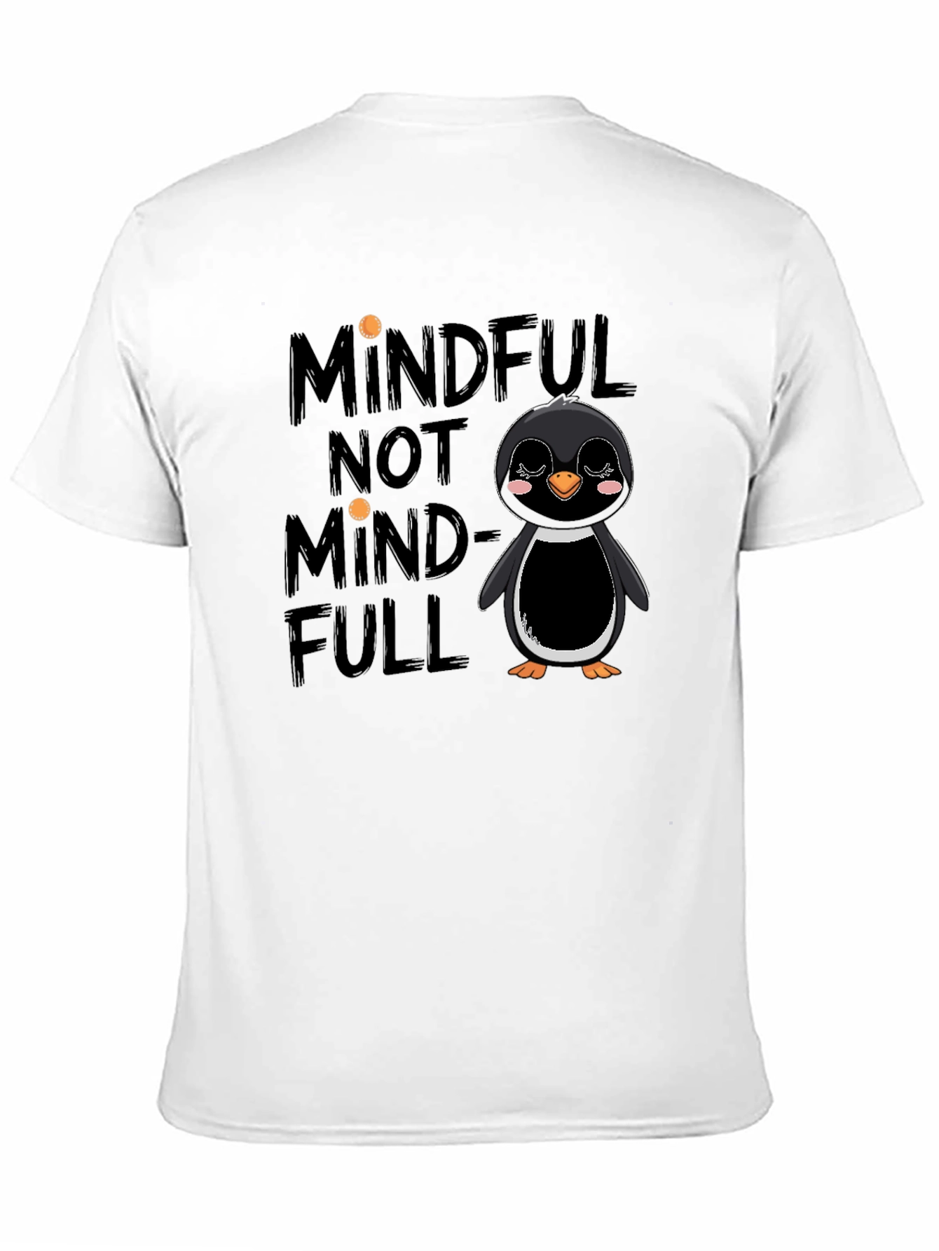 Mindful Penguin Graphic Tee