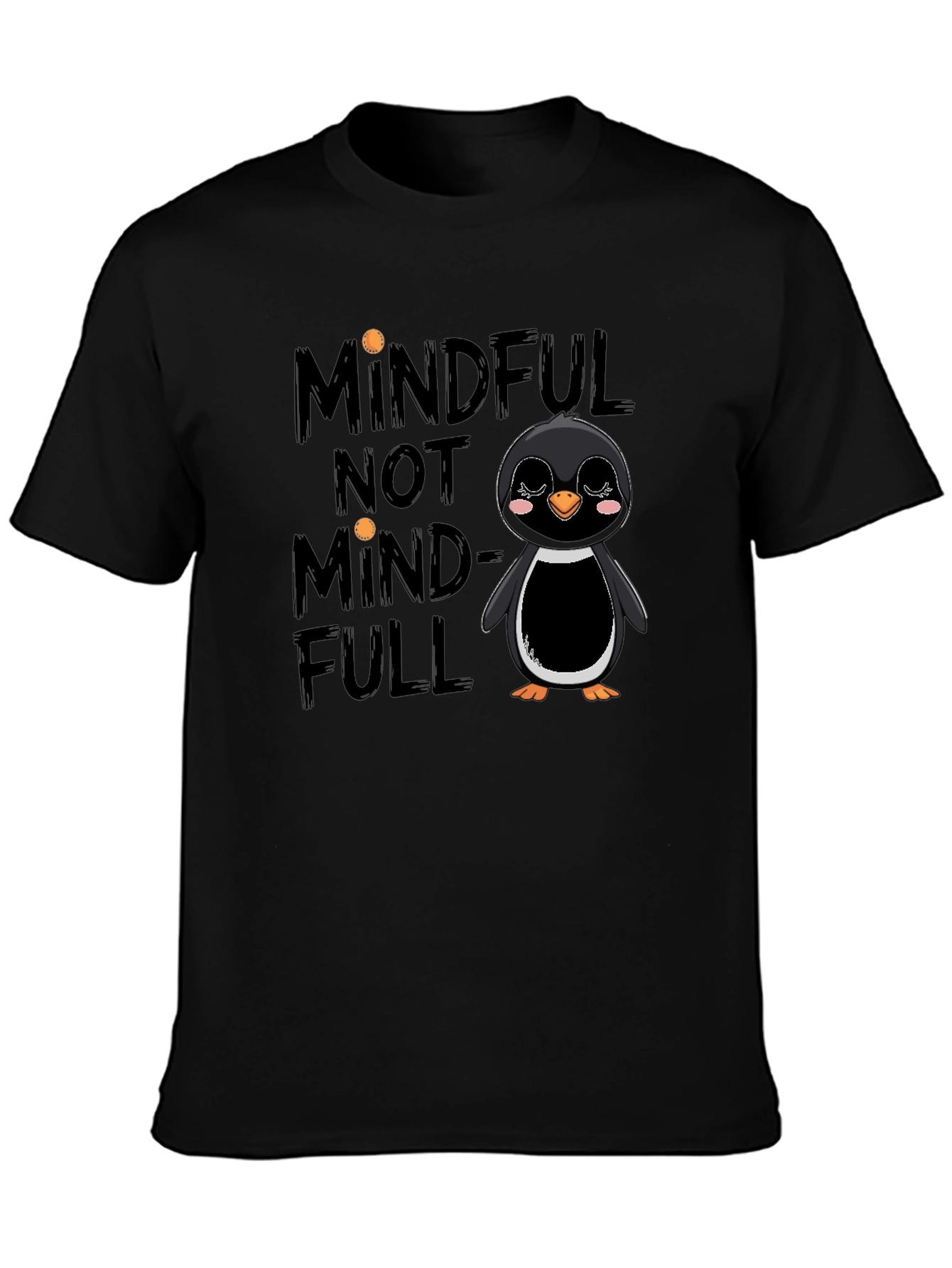 Mindful Penguin Graphic Tee
