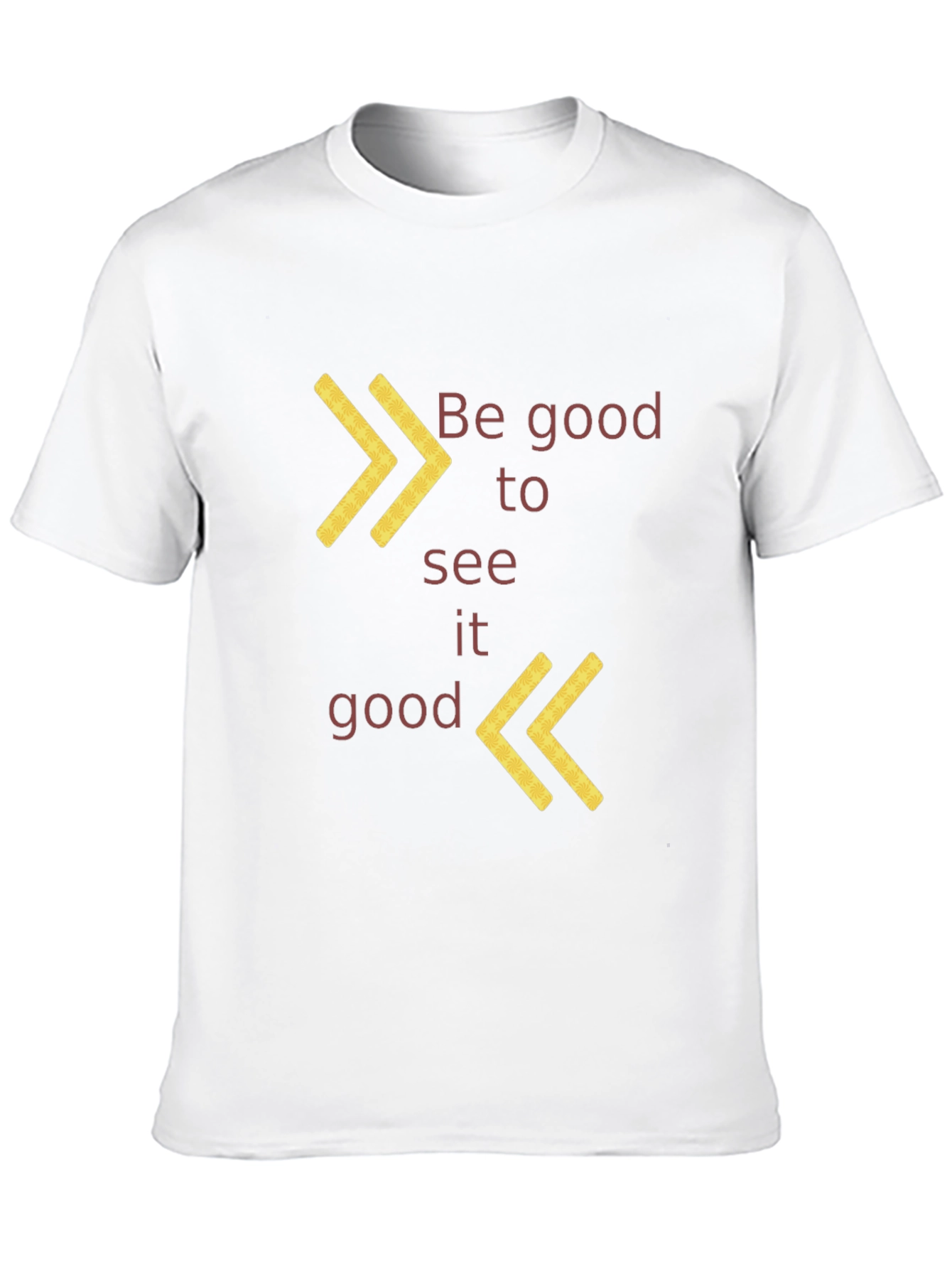 Be Good to See It Good Black Graphic Tee