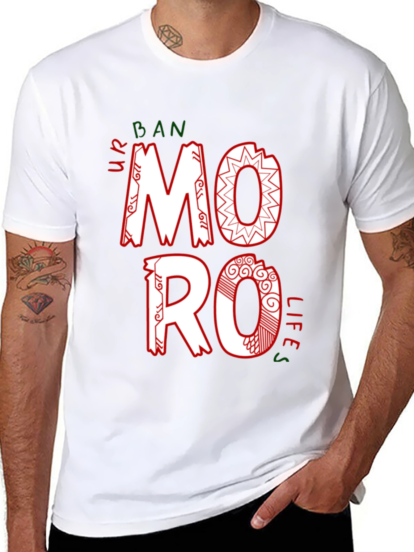 Urban Moro Lifes Black Graphic Tee