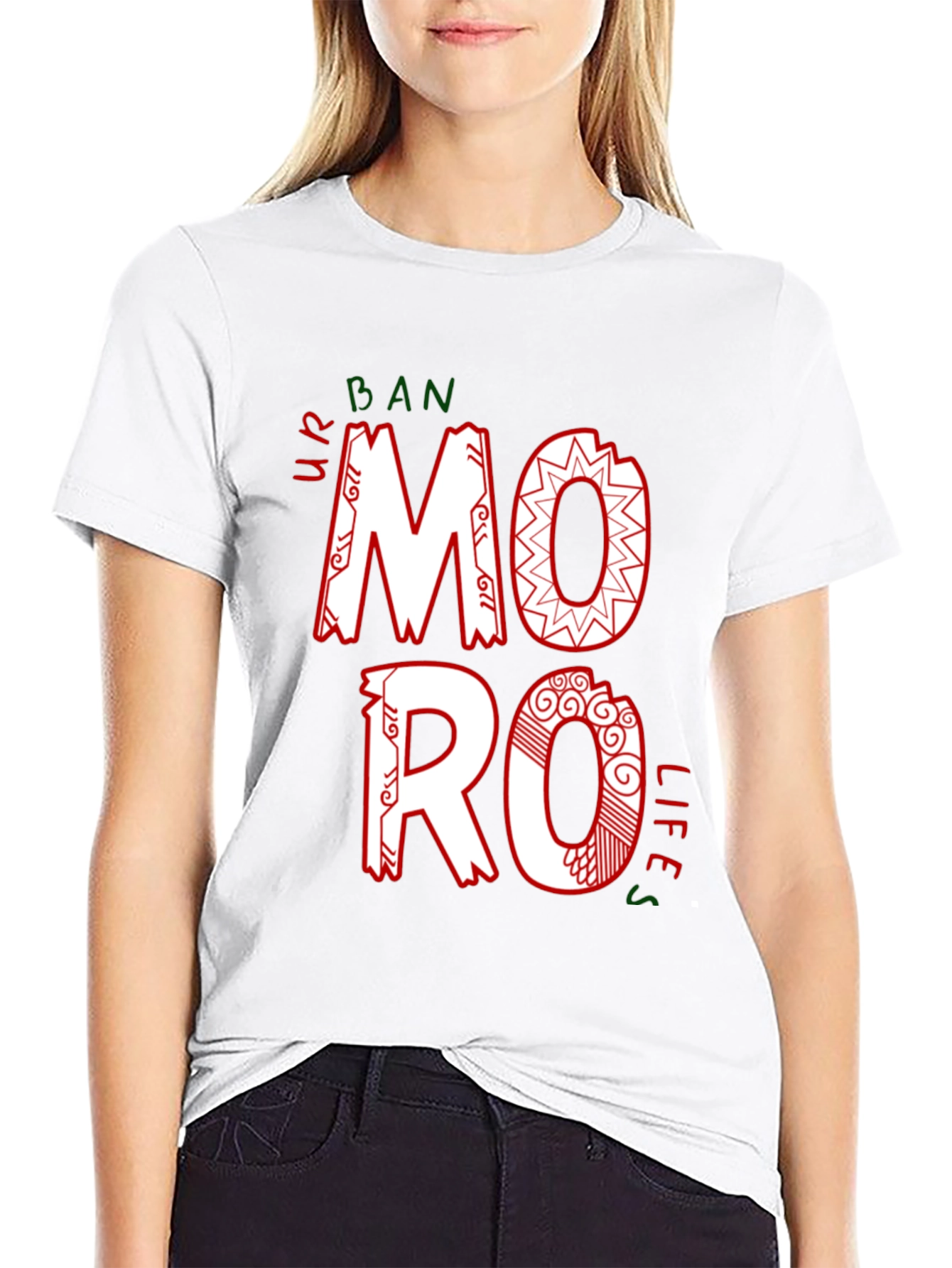 Urban Moro Lifes Black Graphic Tee
