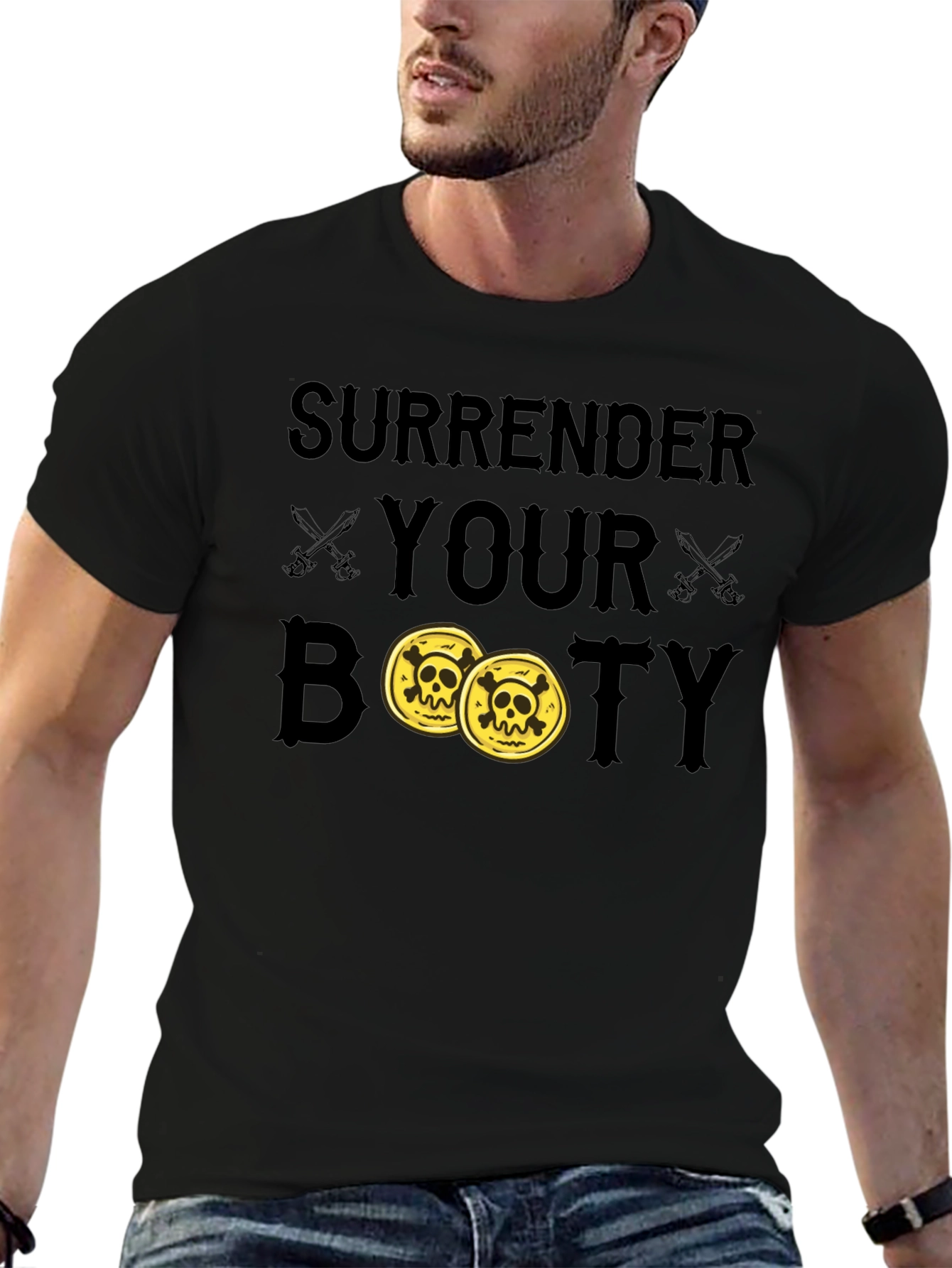 Surrender Your Booty Pirate T-Shirt