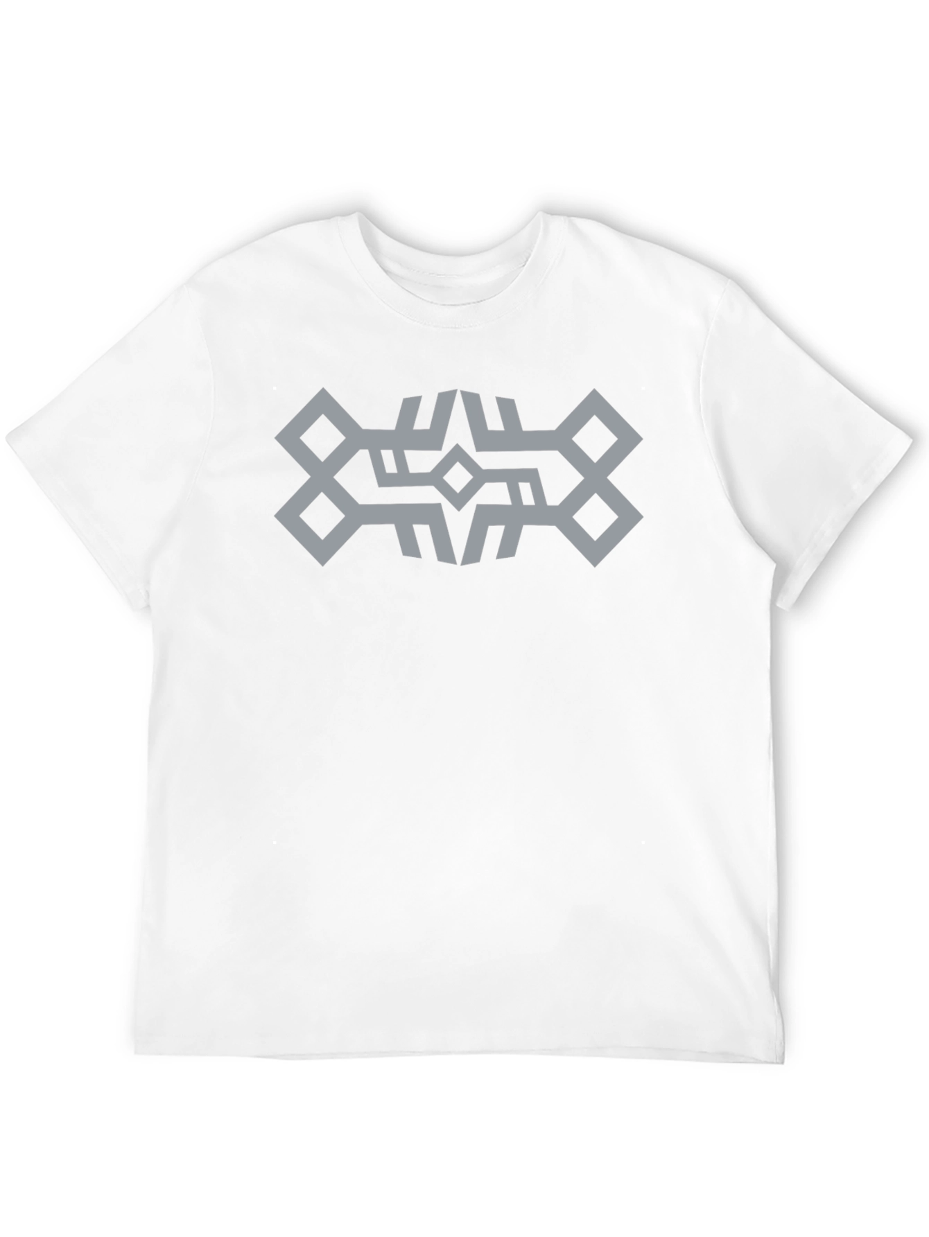 Geometric Pattern Black T-Shirt