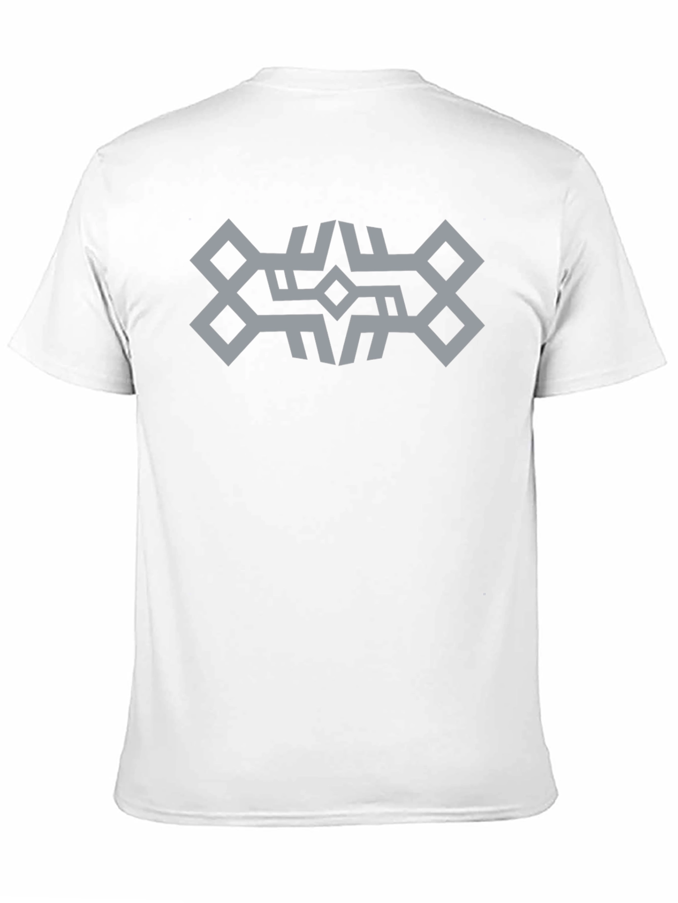 Geometric Pattern Black T-Shirt