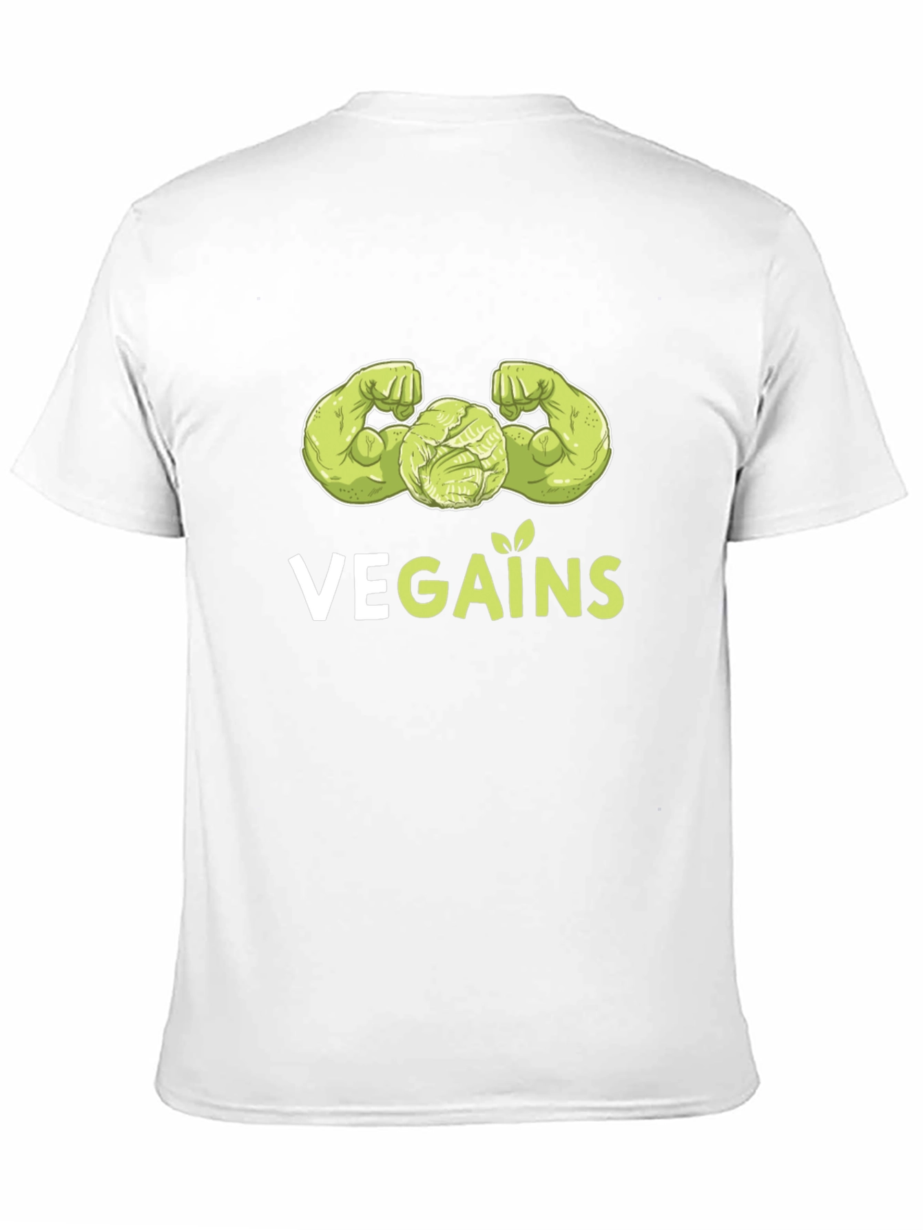 Vegan Gains T-Shirt - Plant Powered Fitness