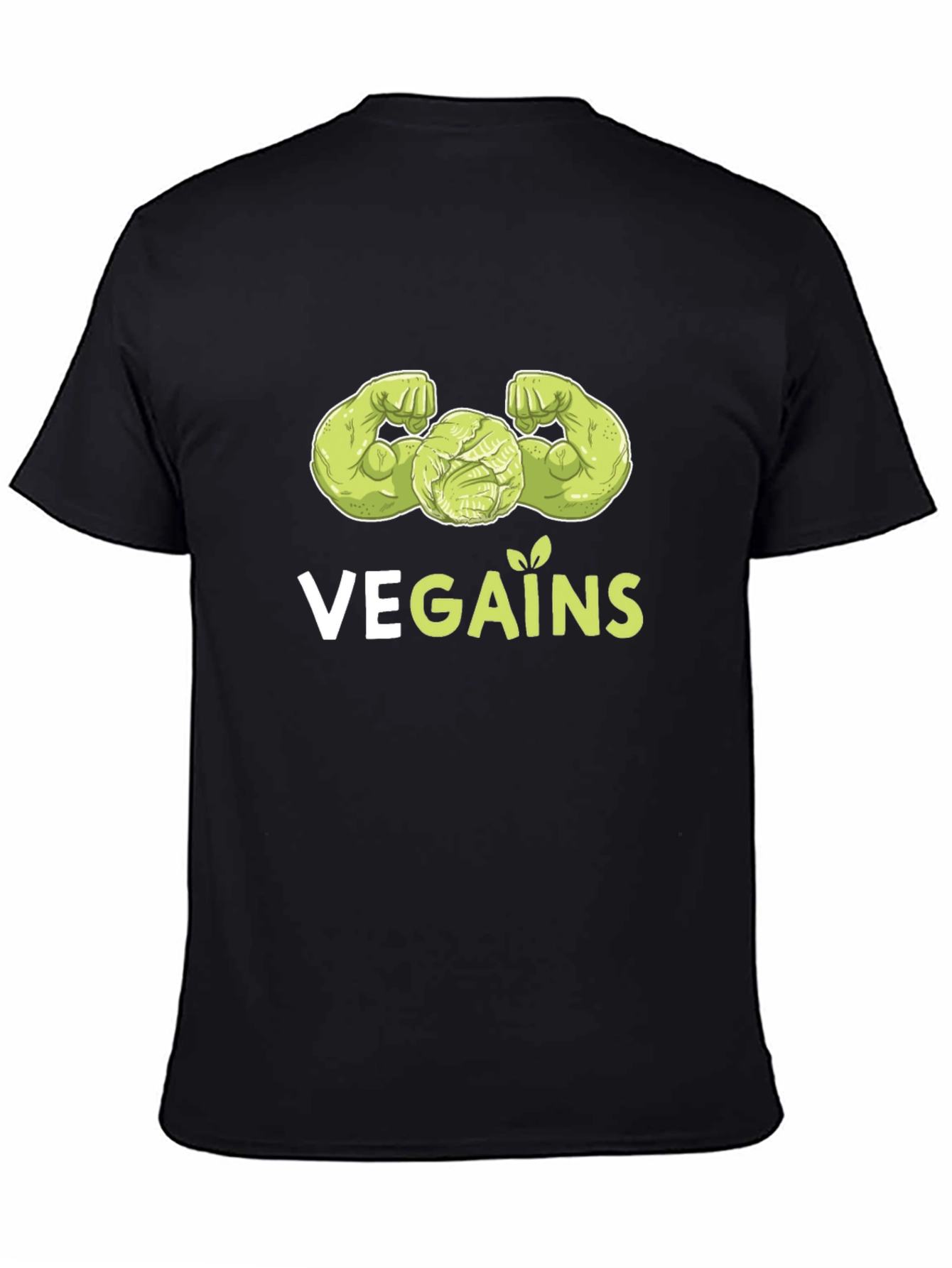 Vegan Gains T-Shirt - Plant Powered Fitness