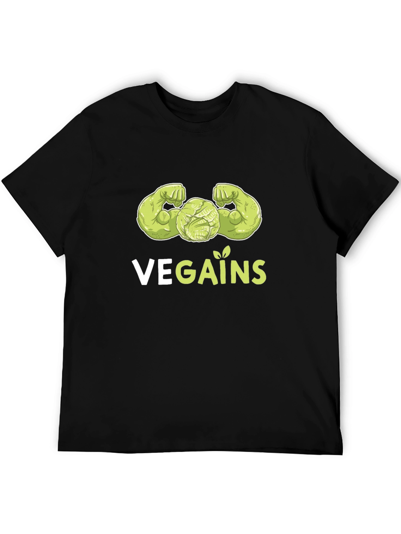 Vegan Gains T-Shirt - Plant Powered Fitness