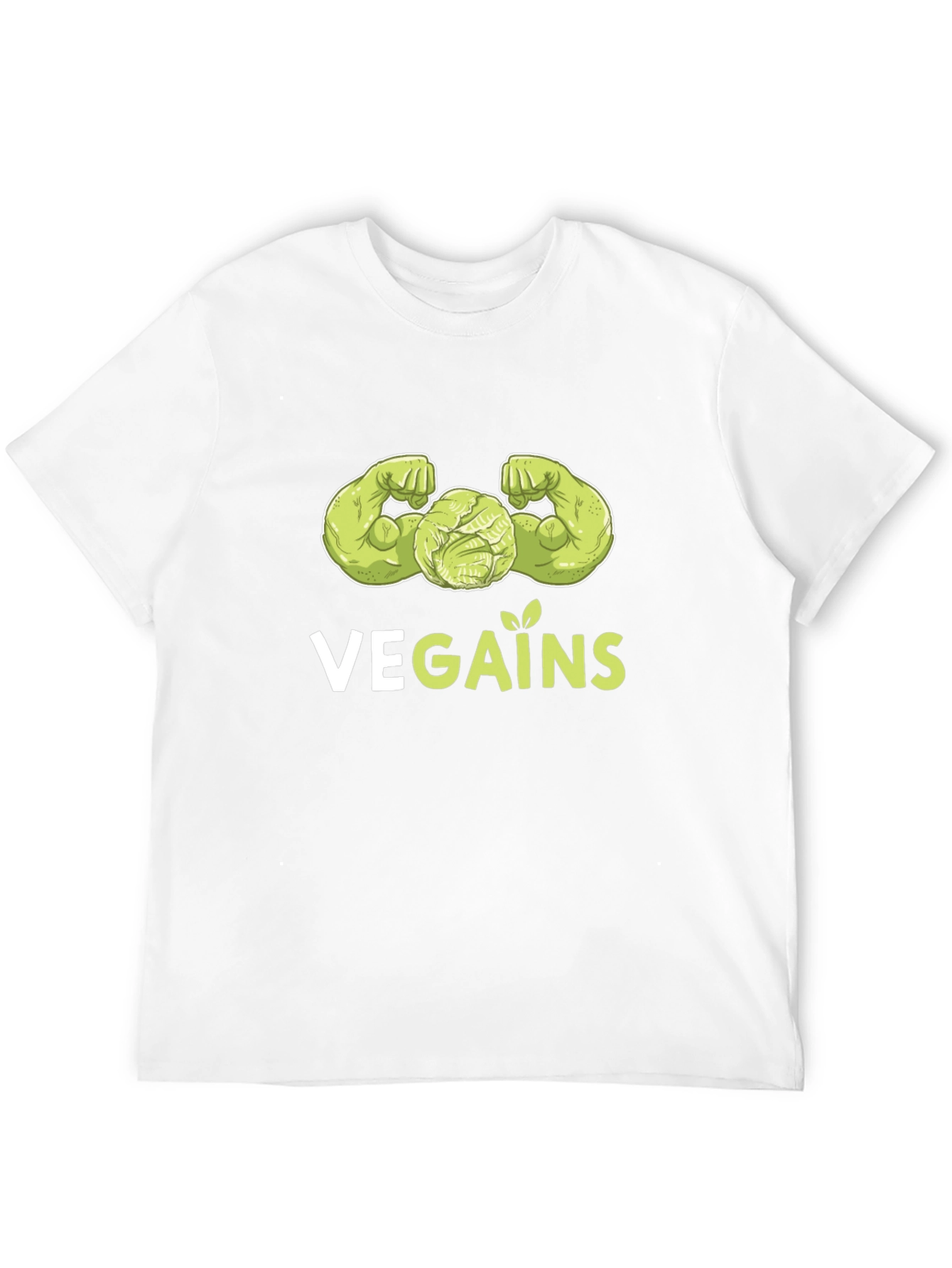 Vegan Gains T-Shirt - Plant Powered Fitness