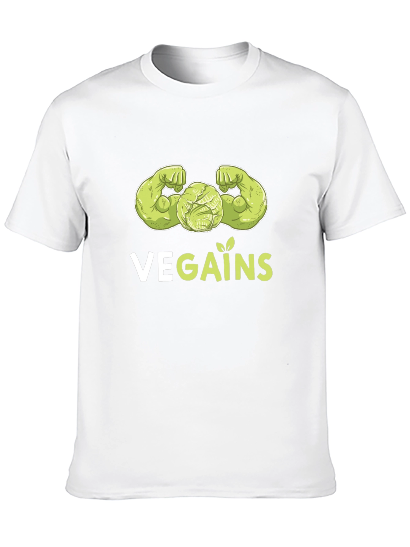 Vegan Gains T-Shirt - Plant Powered Fitness