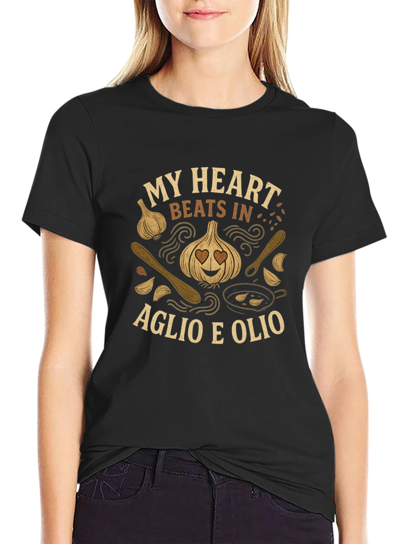 Aglio e Olio Heartbeat T-Shirt