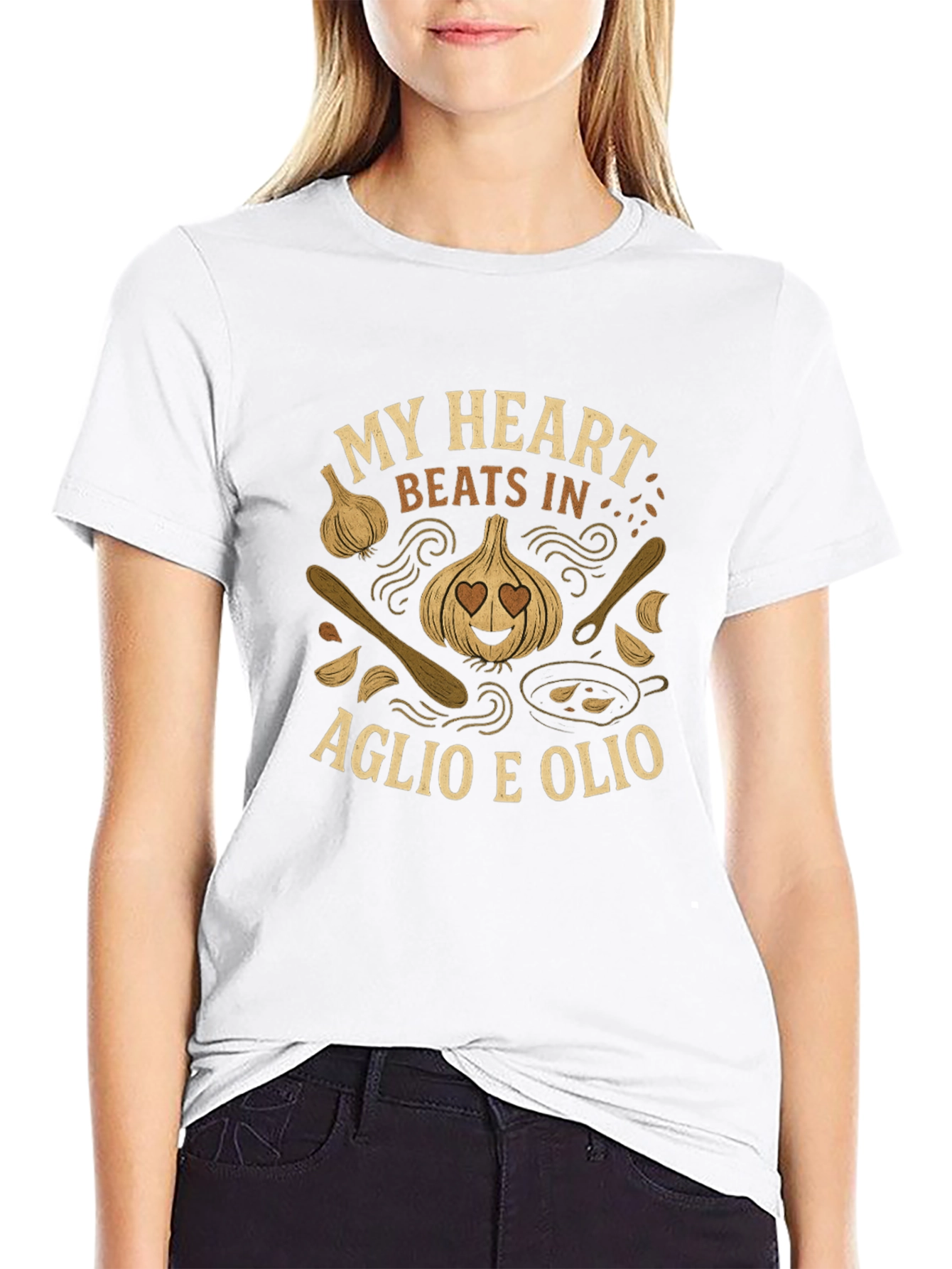 Aglio e Olio Heartbeat T-Shirt