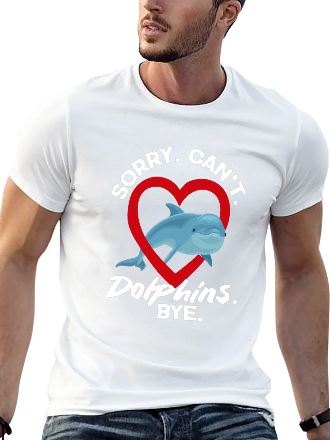 Sorry Cant Dolphins Bye T-Shirt