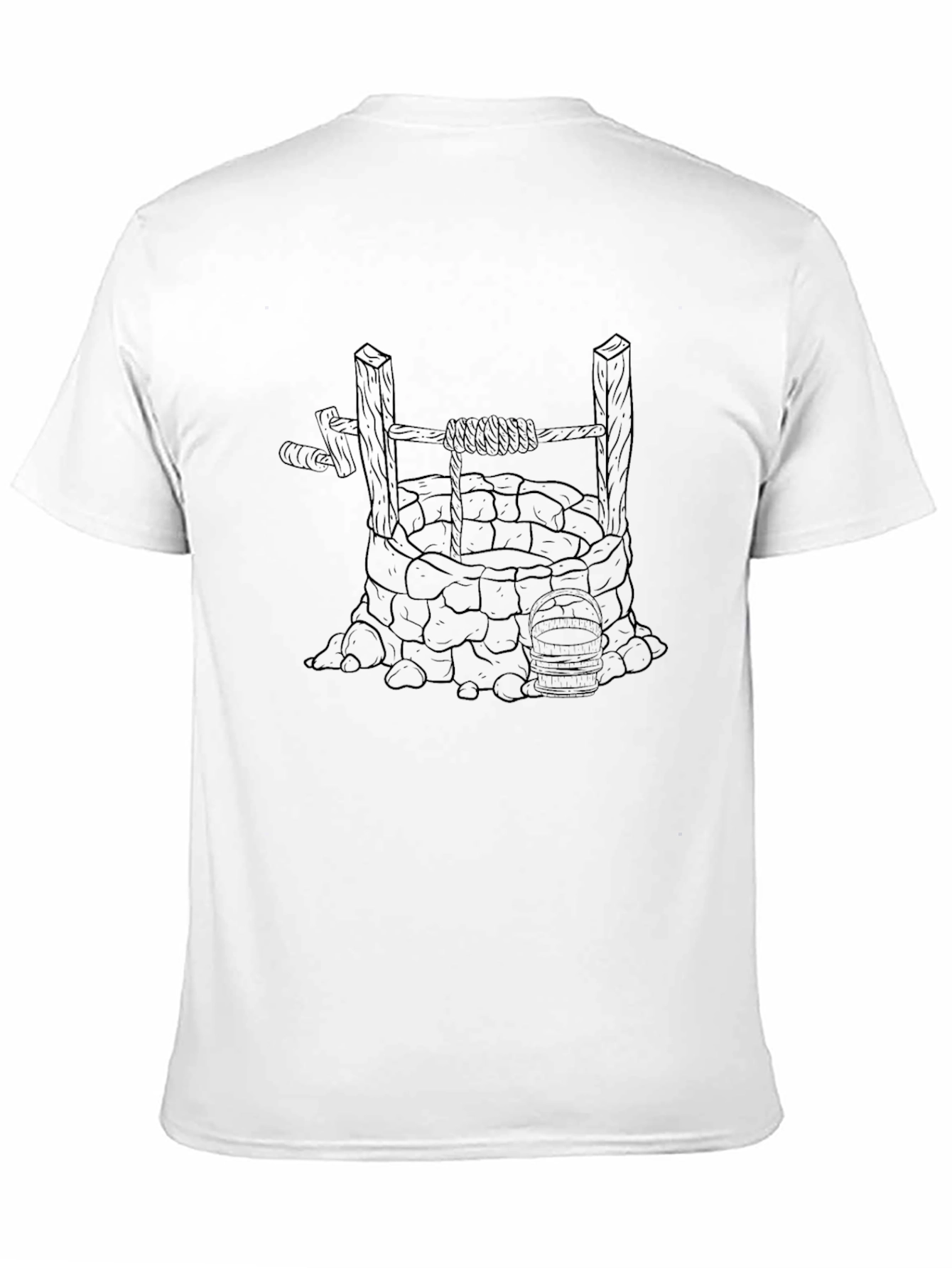 Well Graphic Tee - Black Cotton Blend