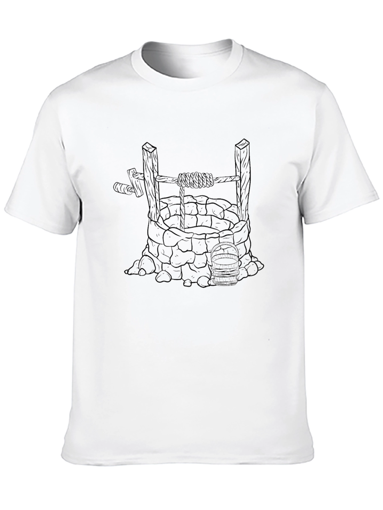 Well Graphic Tee - Black Cotton Blend