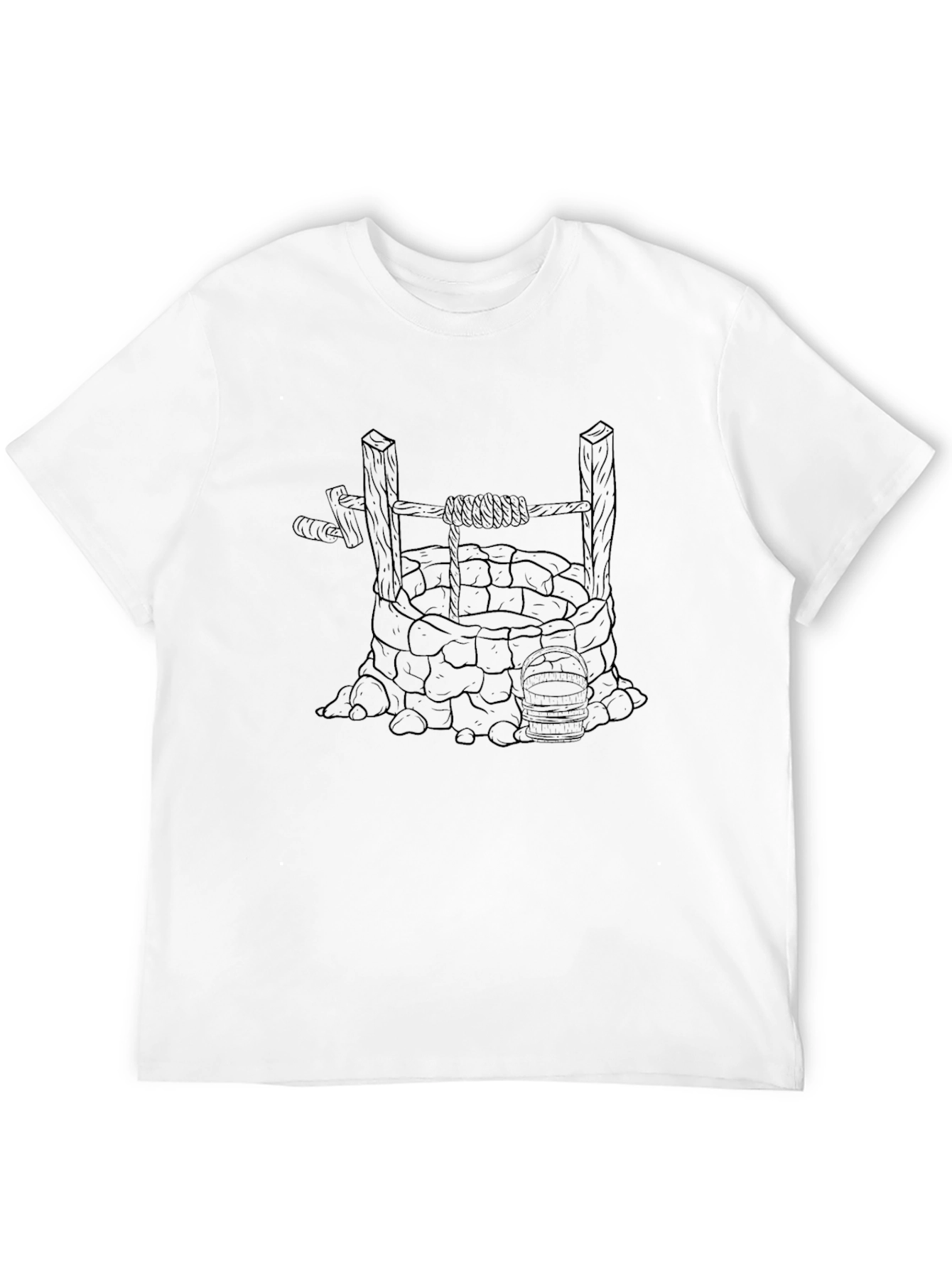 Well Graphic Tee - Black Cotton Blend