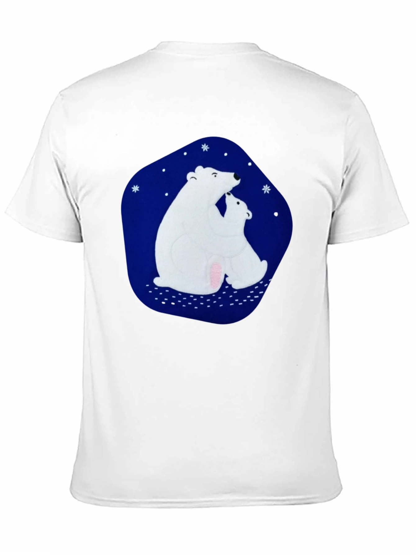 Black Polar Bear Graphic Tee