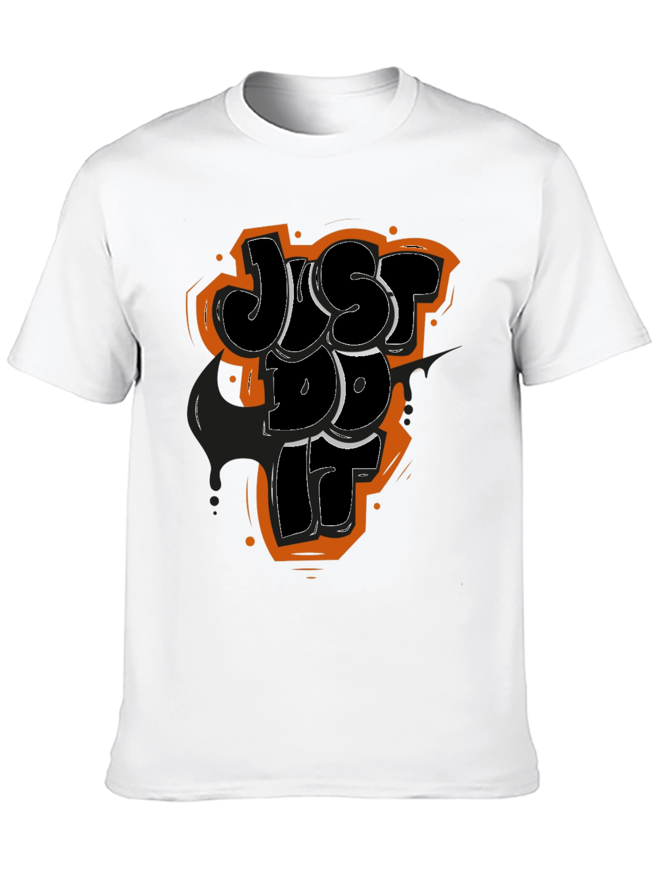 Just Do It Graphic Tee - Mens Black T-Shirt