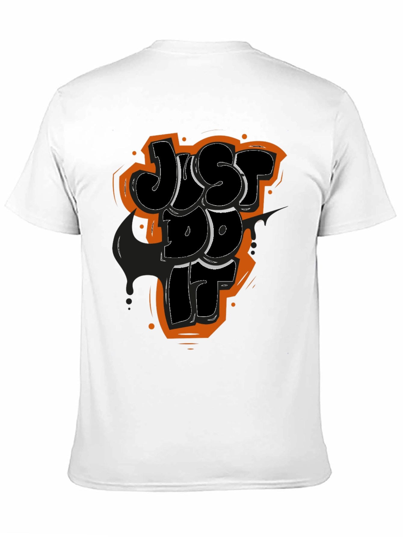 Just Do It Graphic Tee - Mens Black T-Shirt