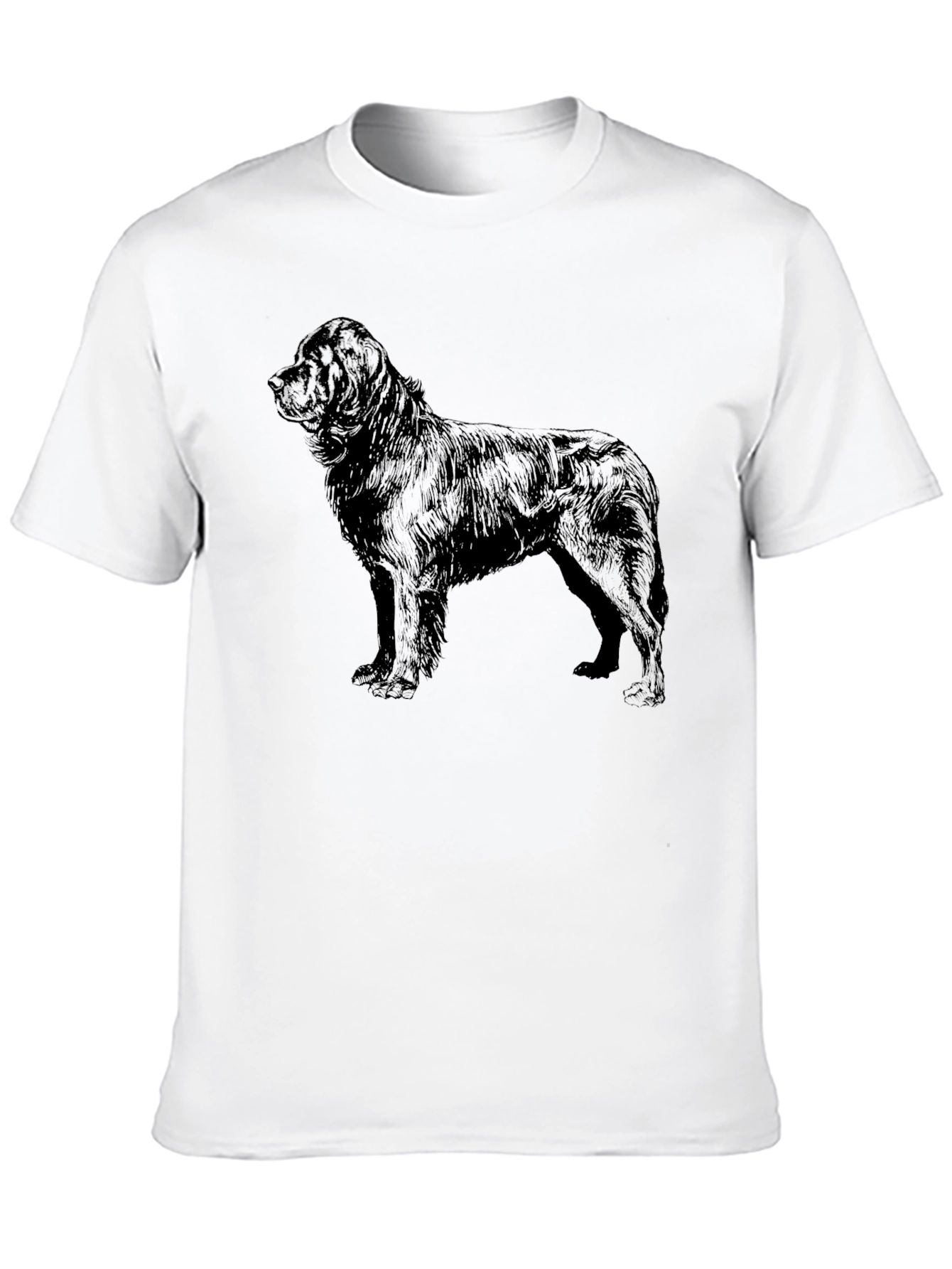 Black Dog Graphic Tee - Mens Casual Shirt