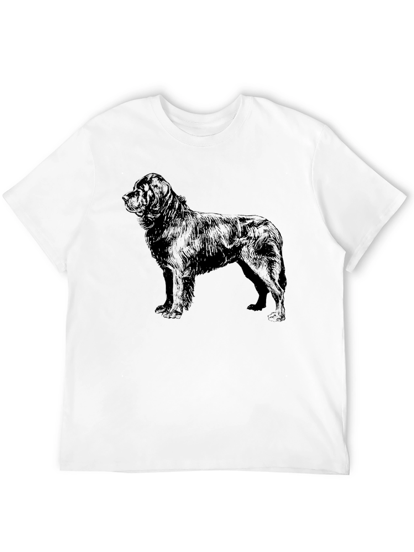 Black Dog Graphic Tee - Mens Casual Shirt