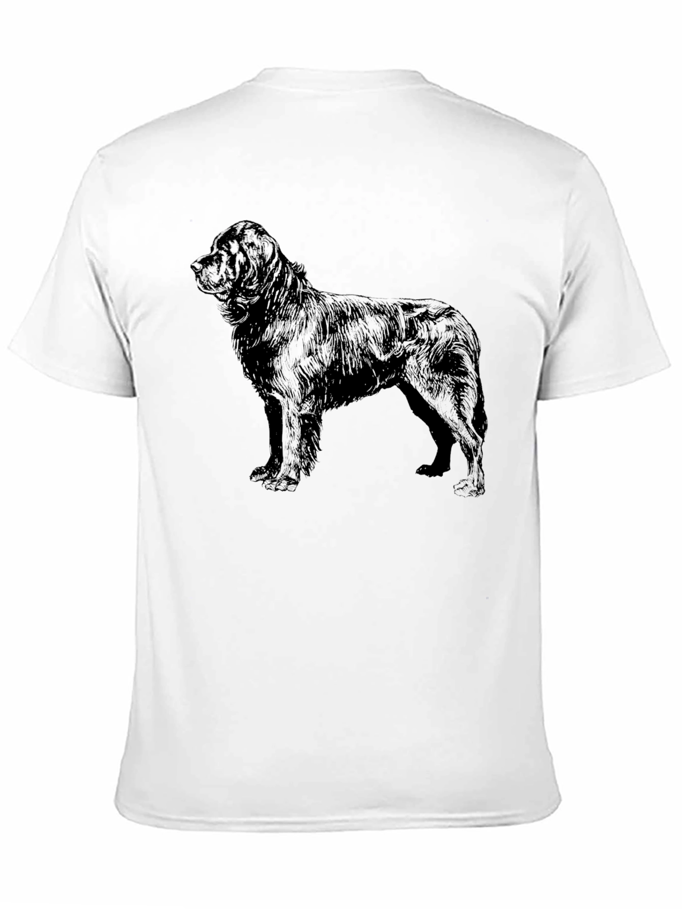 Black Dog Graphic Tee - Mens Casual Shirt