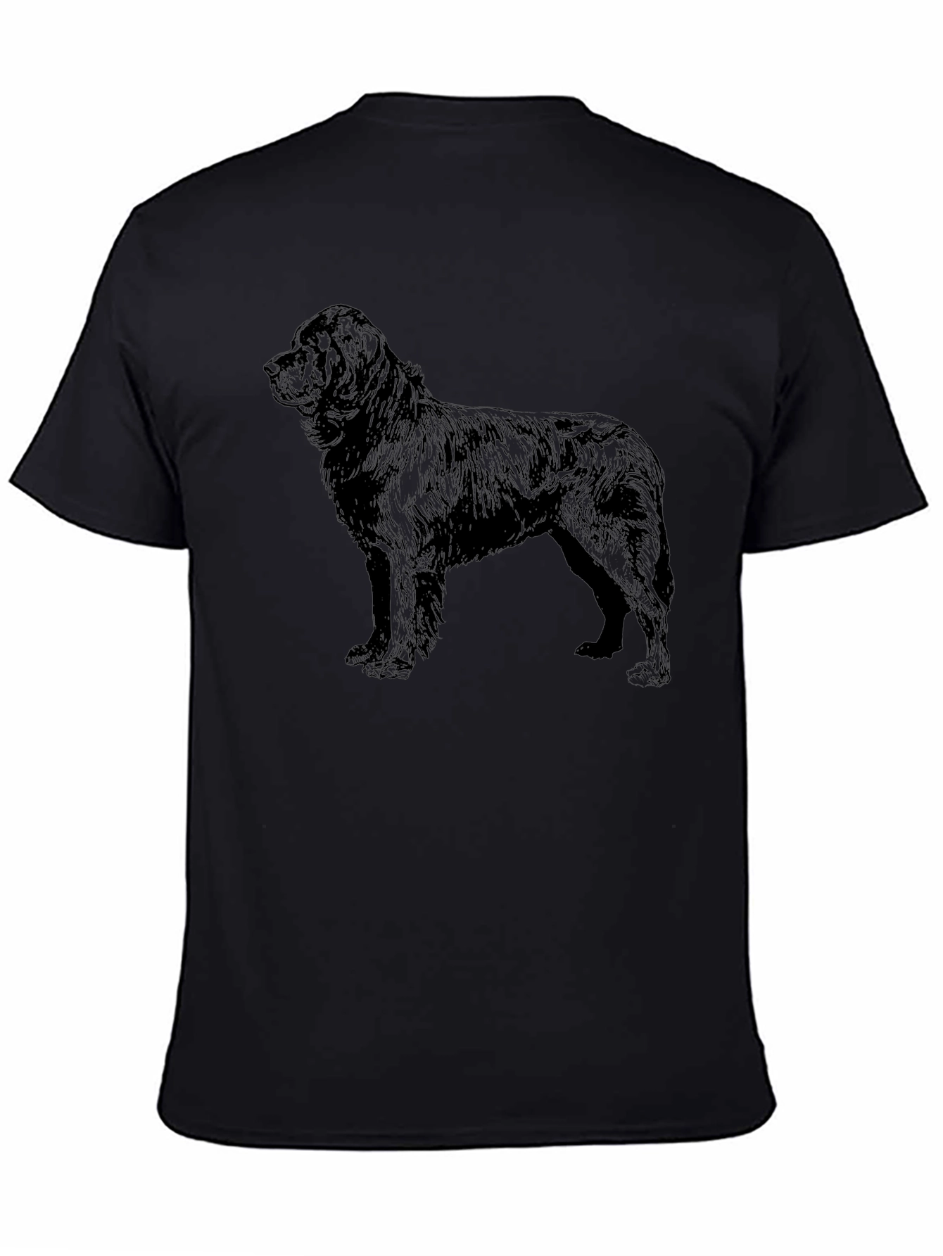 Black Dog Graphic Tee - Mens Casual Shirt