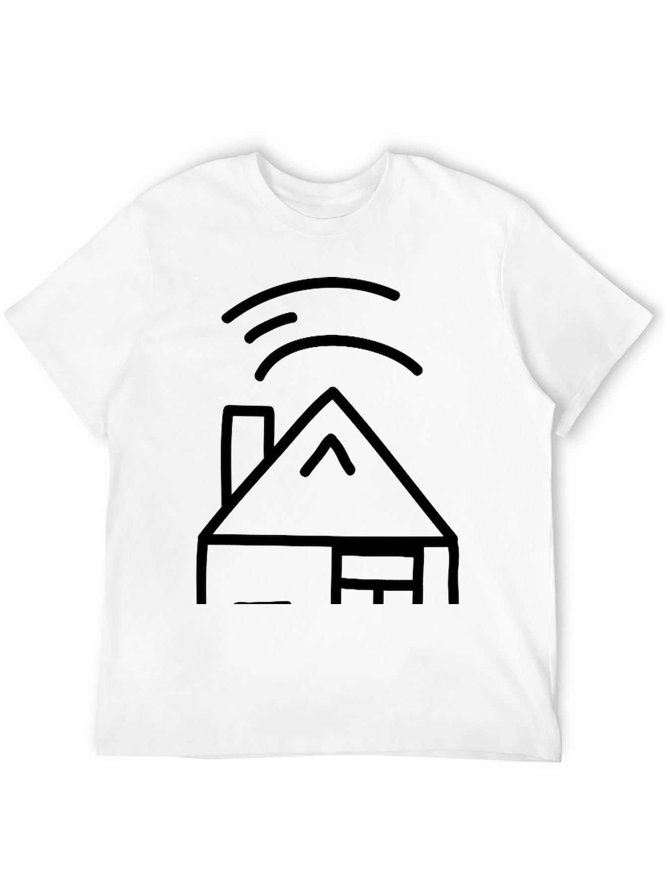 Smart Home T-Shirt - Black Graphic Tee