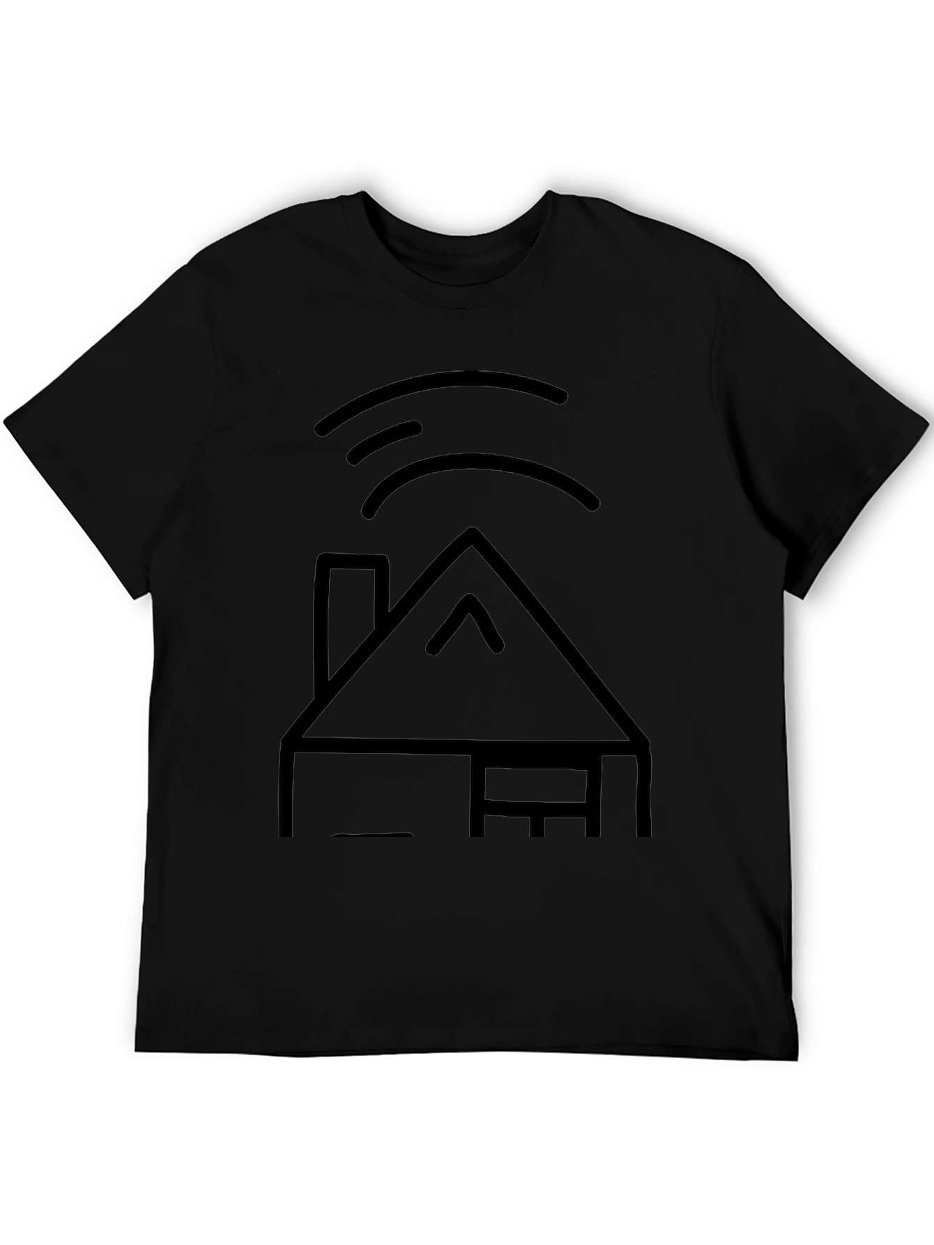 Smart Home T-Shirt - Black Graphic Tee