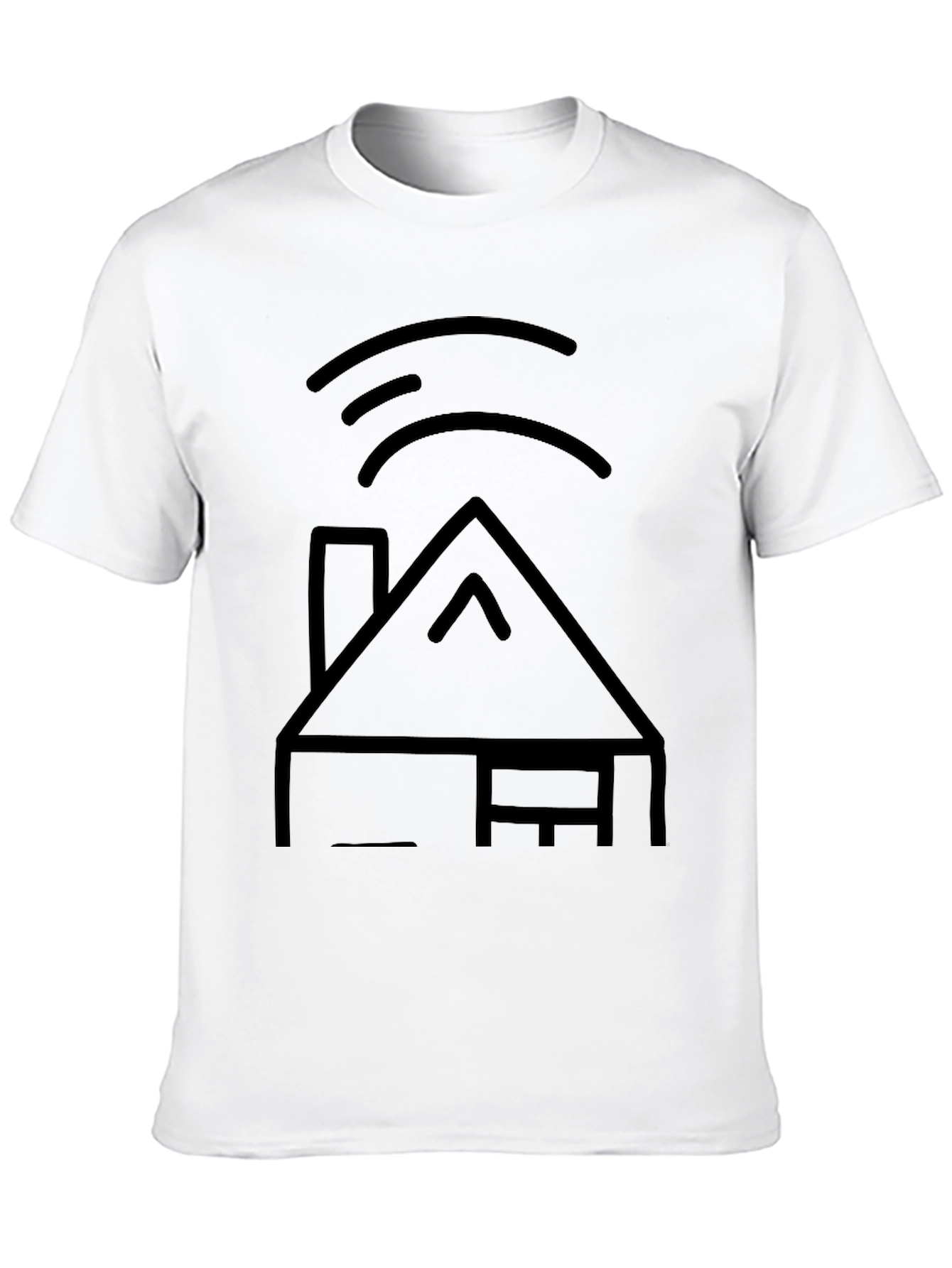 Smart Home T-Shirt - Black Graphic Tee