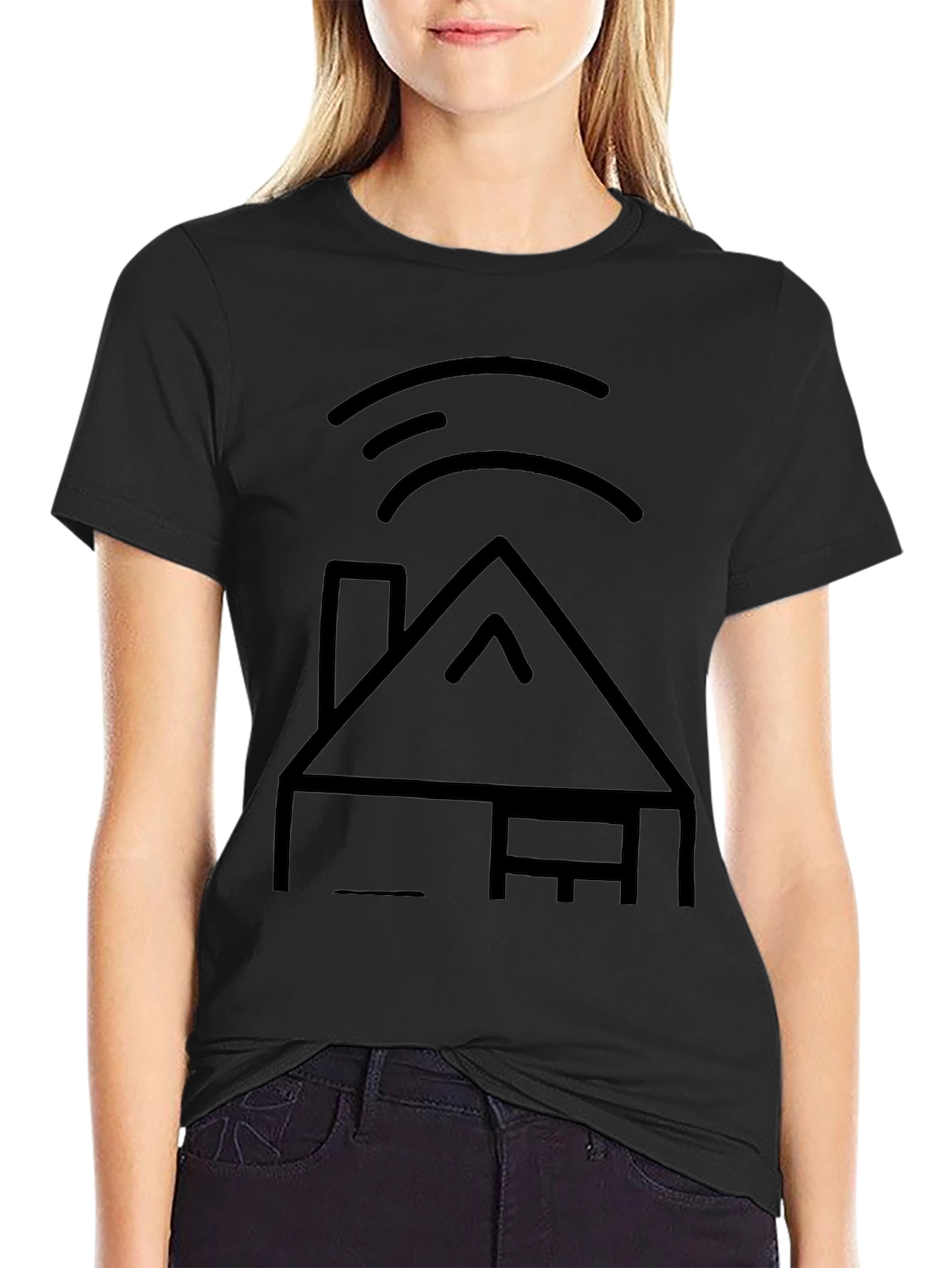 Smart Home T-Shirt - Black Graphic Tee