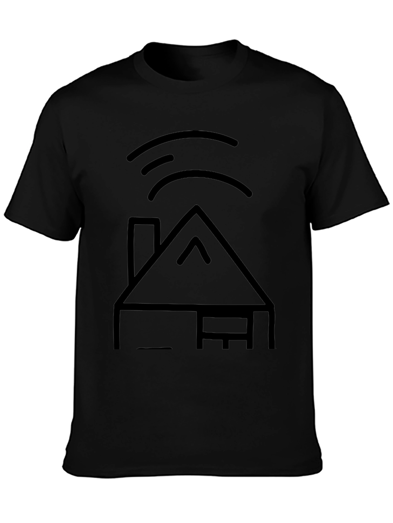 Smart Home T-Shirt - Black Graphic Tee