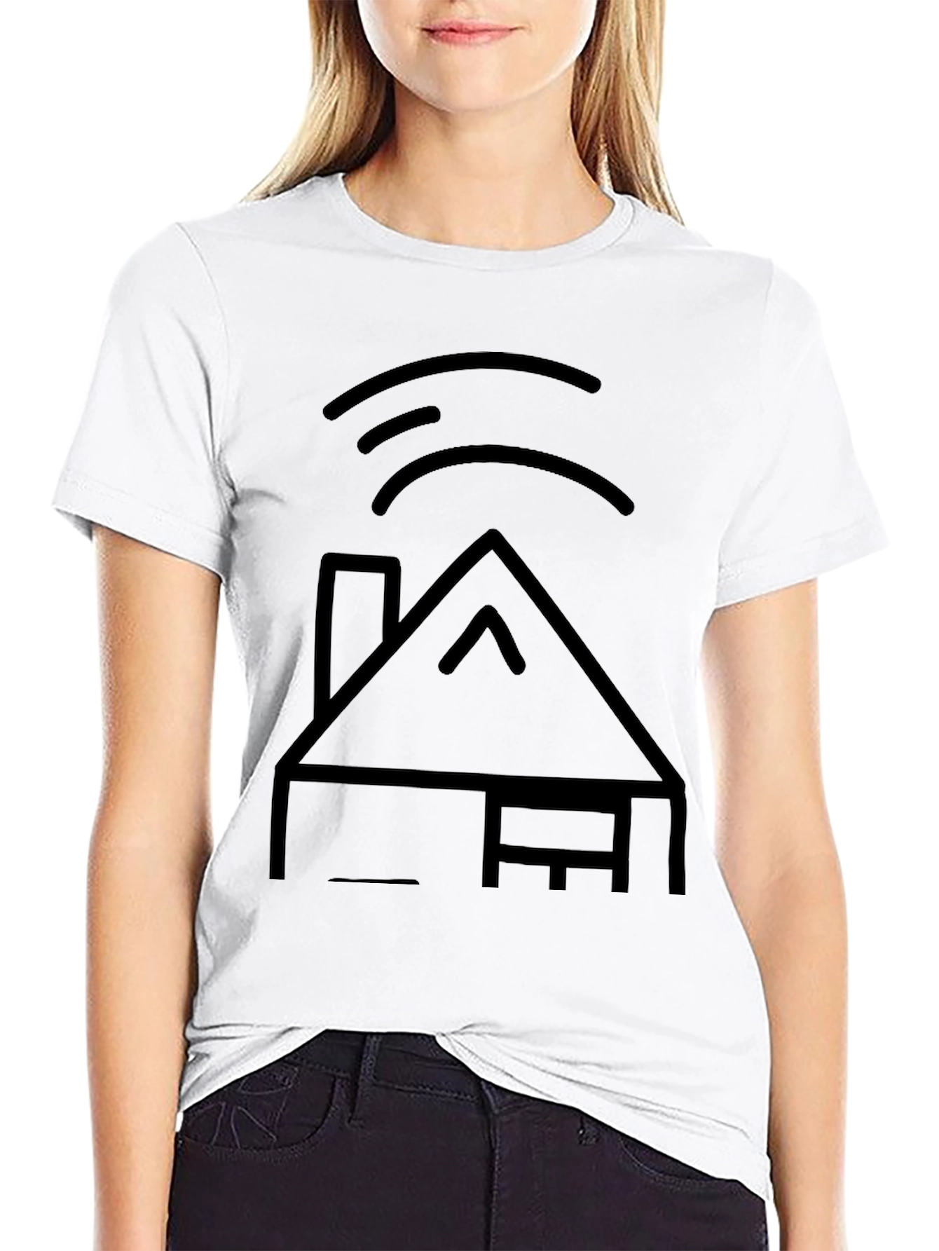 Smart Home T-Shirt - Black Graphic Tee