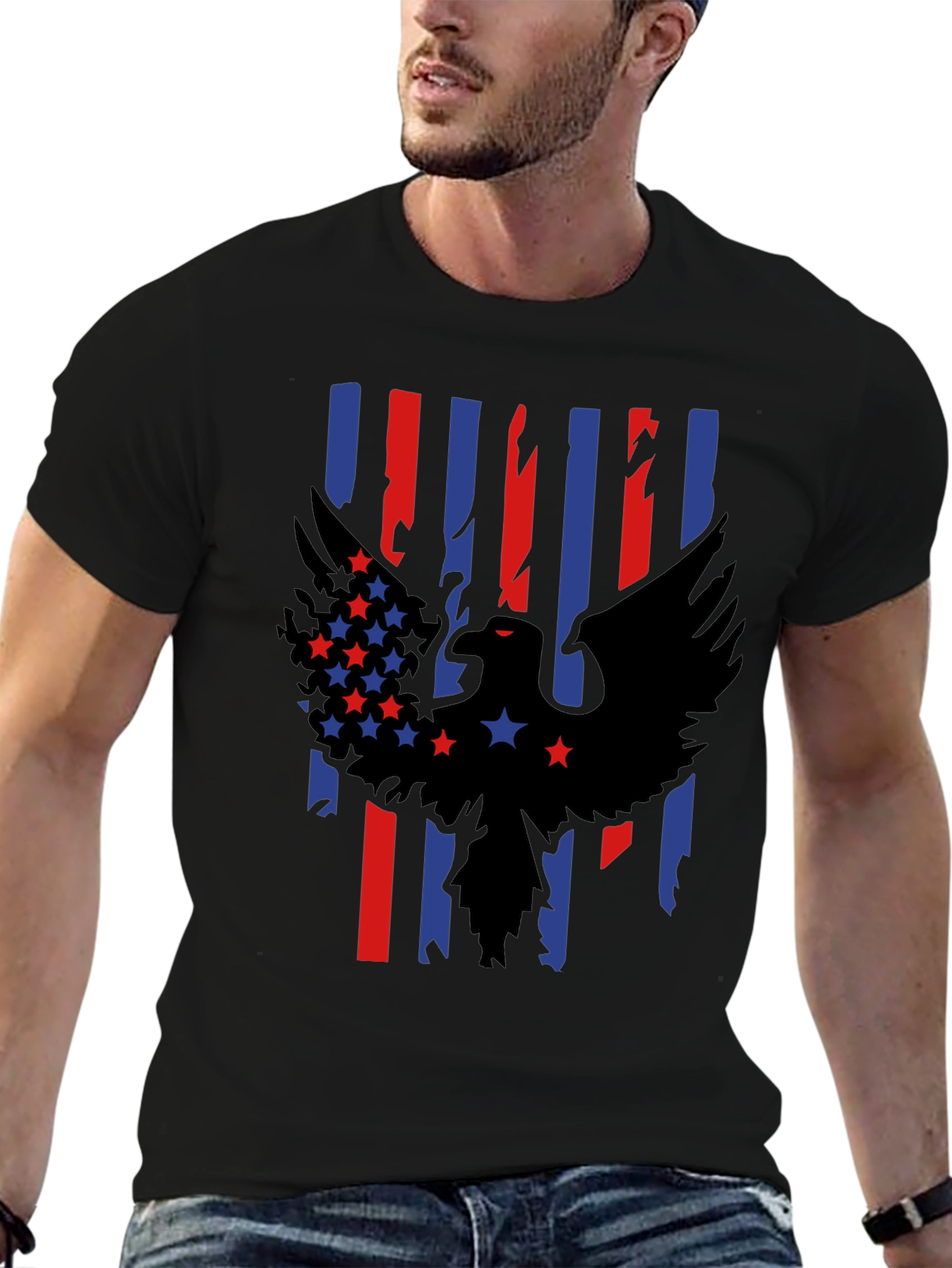 American Eagle Flag Graphic T-Shirt