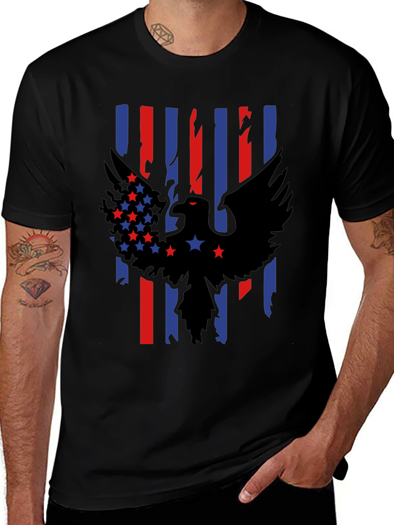 American Eagle Flag Graphic T-Shirt