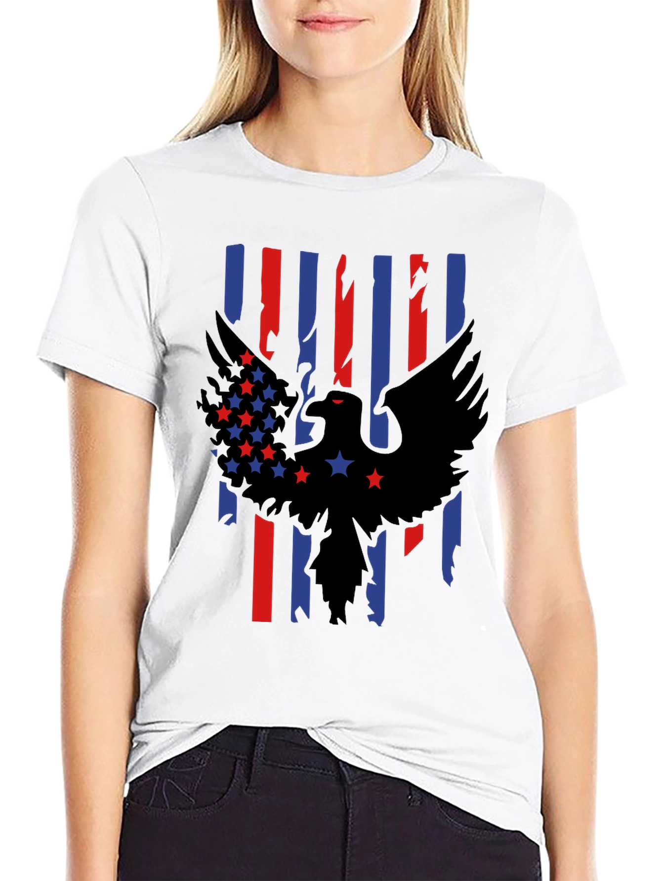 American Eagle Flag Graphic T-Shirt