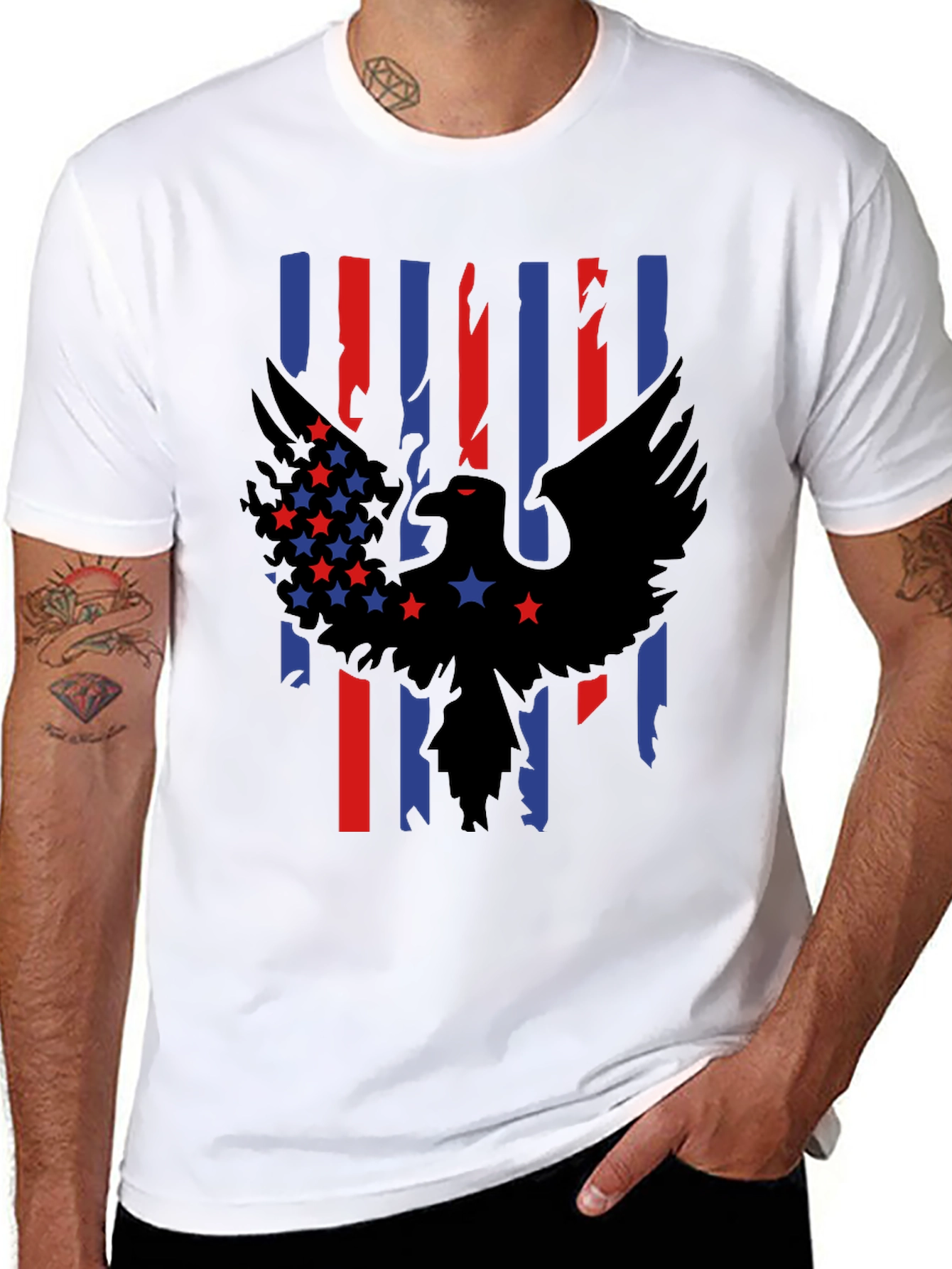 American Eagle Flag Graphic T-Shirt