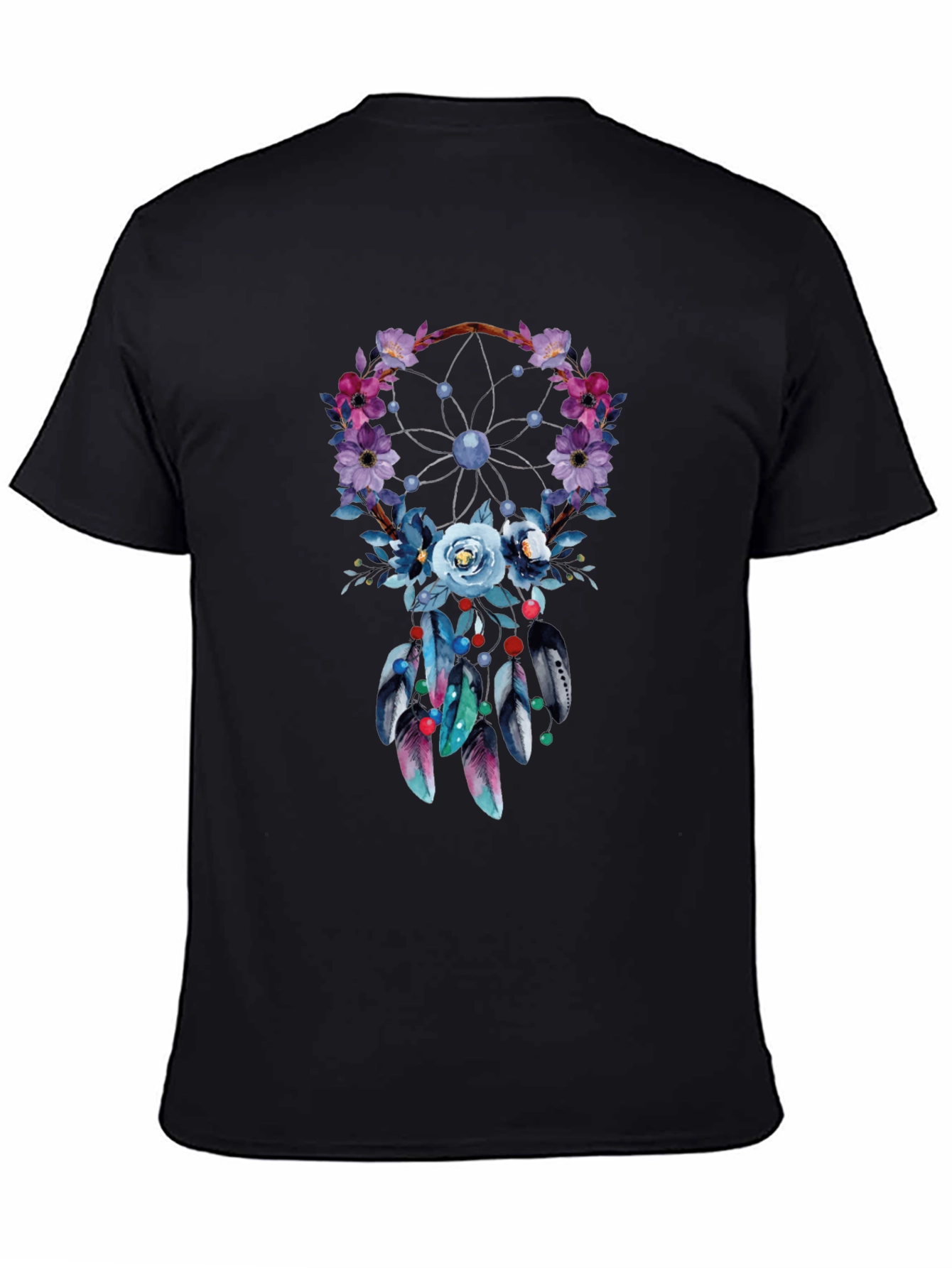 Floral Dreamcatcher Graphic Tee - Stylish Comfort