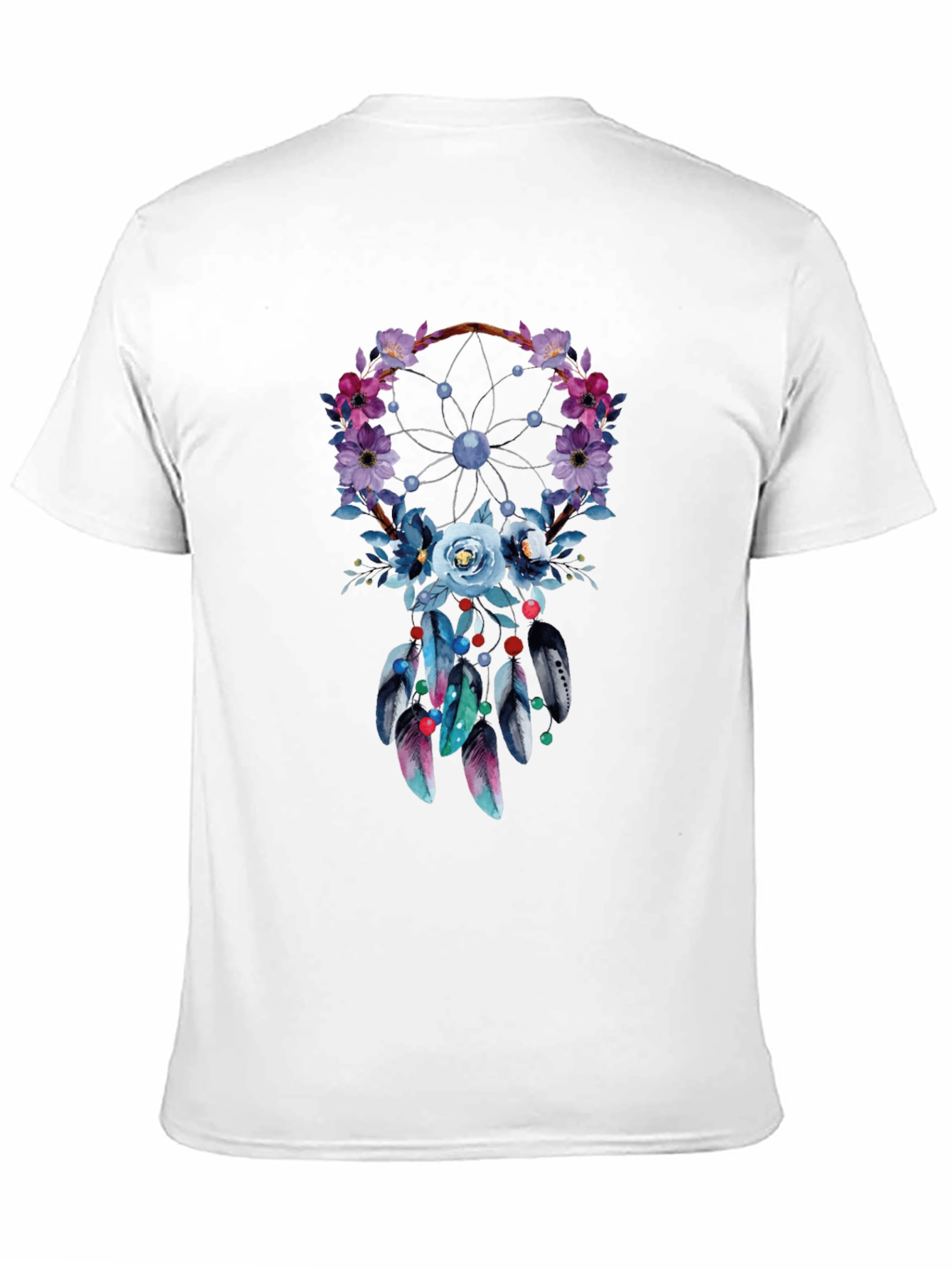Floral Dreamcatcher Graphic Tee - Stylish Comfort